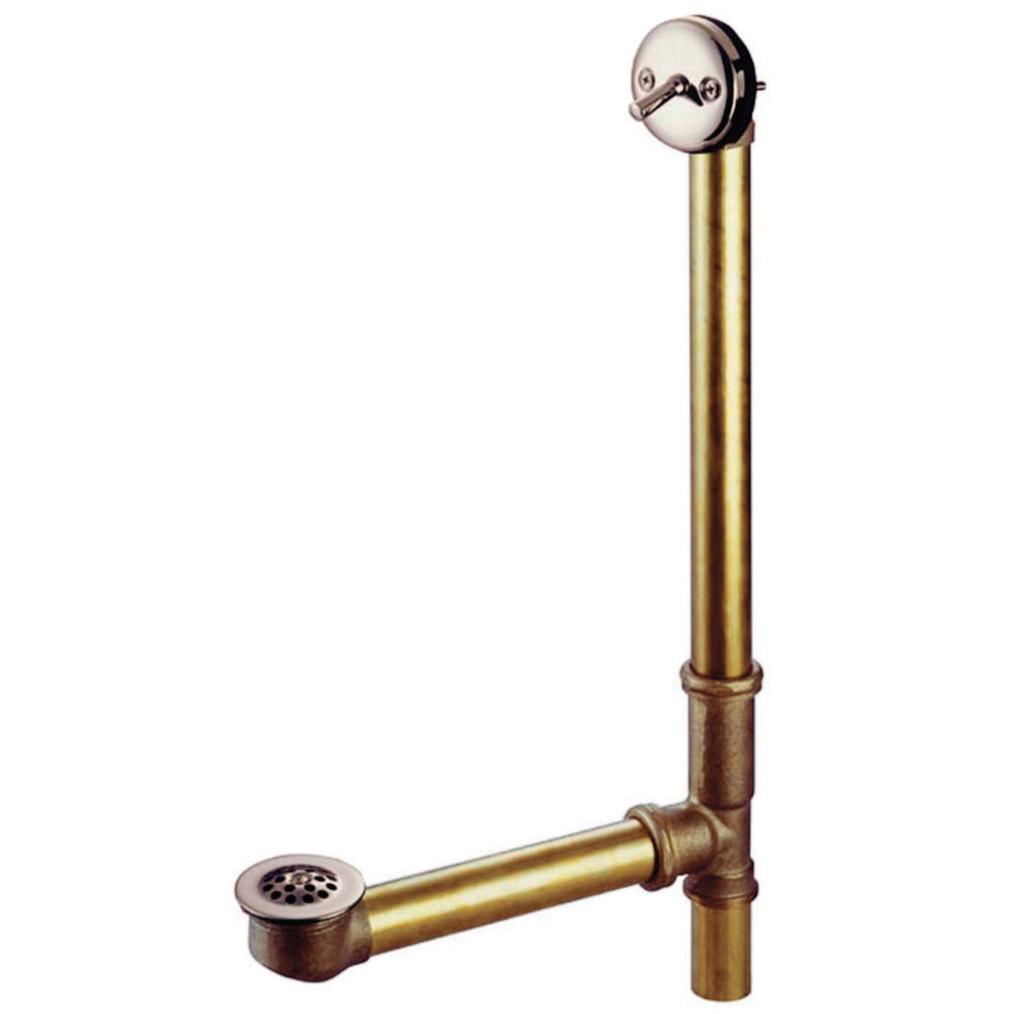 Kingston Brass Dtl1168 16 Trip Lever Waste And Overflow Drain, Brushed Nickel