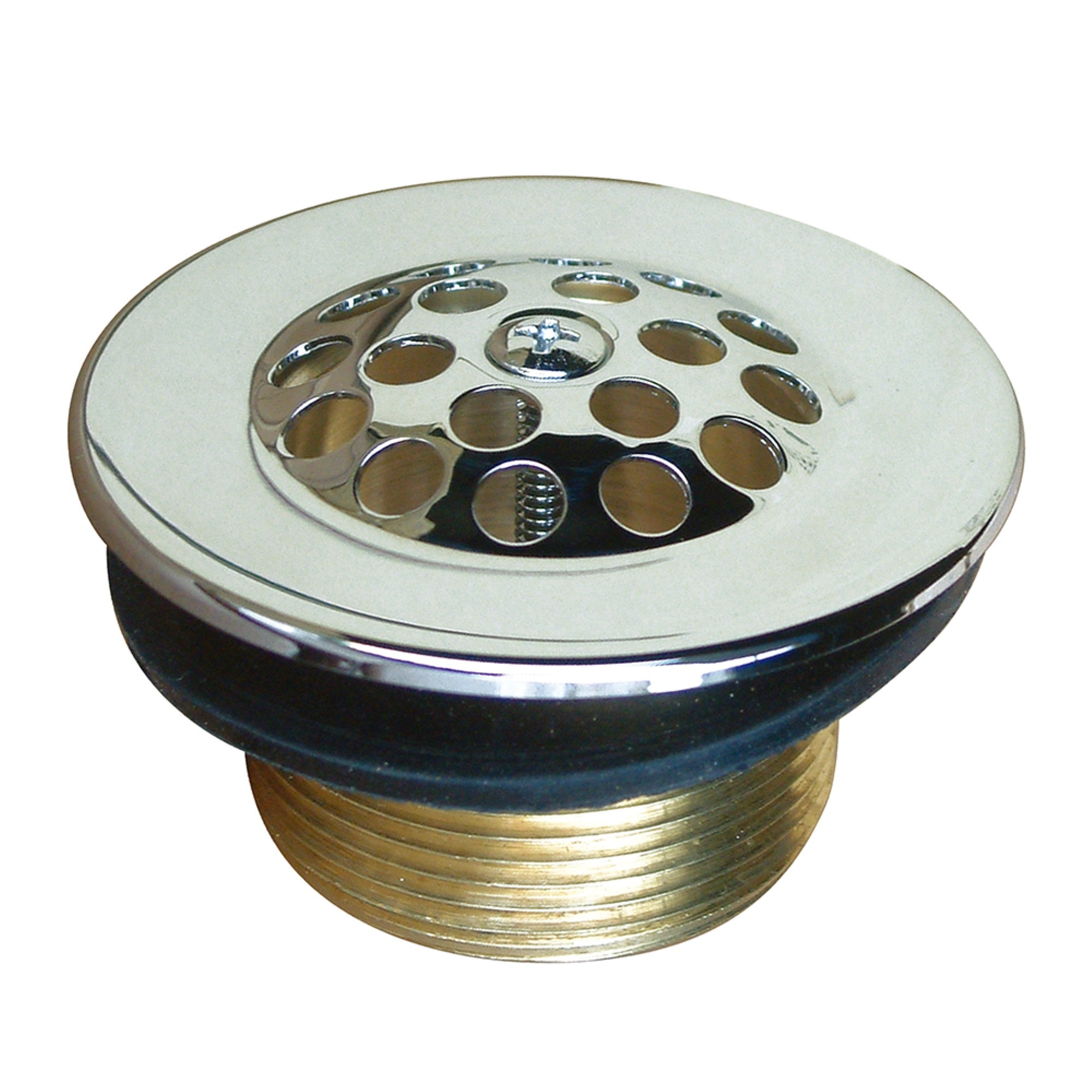 Kingston Brass Dtl201 Tub Drain Strainer And Grid, Polished Chrome
