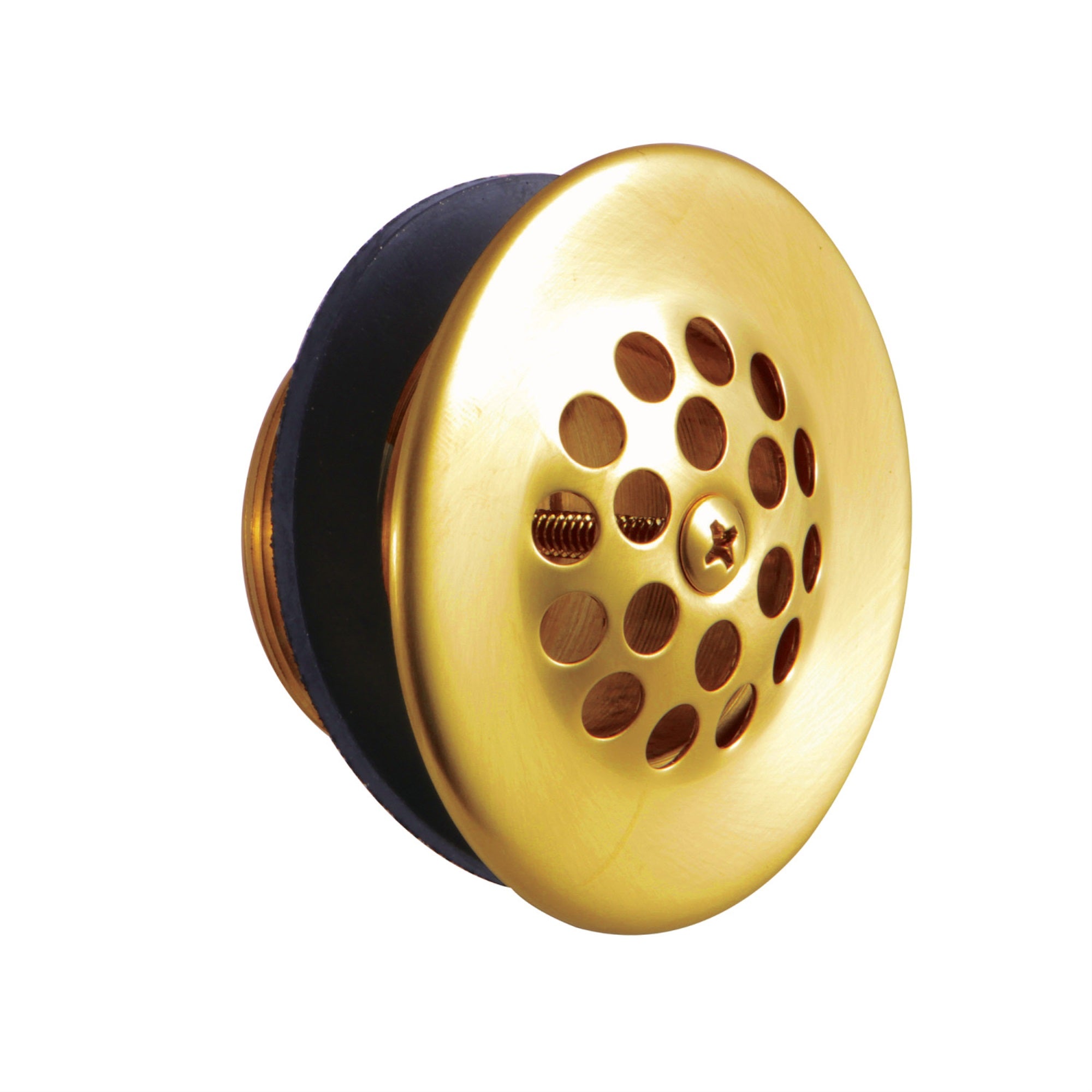 Kingston Brass Dtl207 Tub Drain Strainer And Grid, Brushed Brass