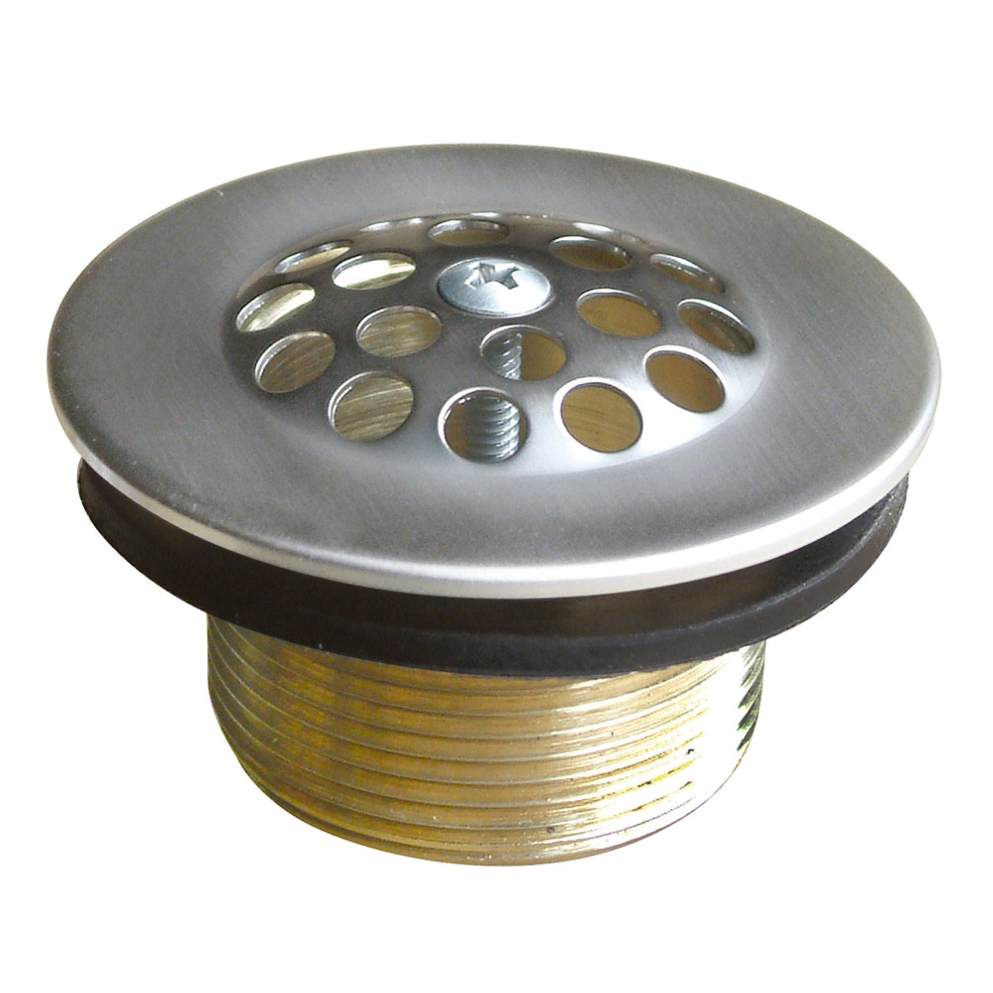 Kingston Brass Dtl208 Tub Drain Strainer And Grid, Brushed Nickel