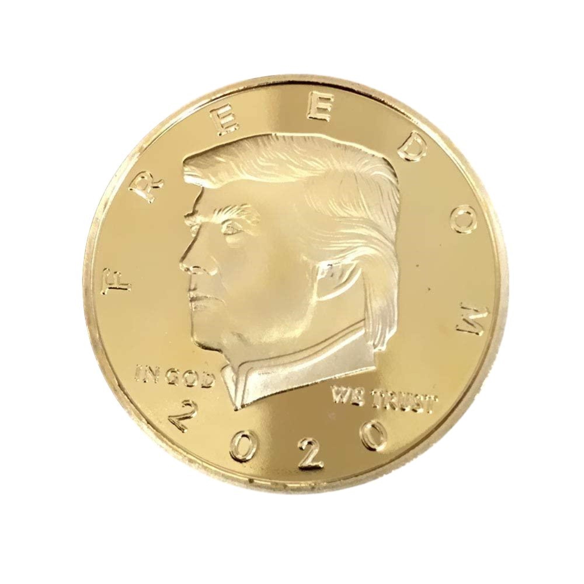 2020 Freedom Donald Trump 2nd Amendment Gold Plated Coin