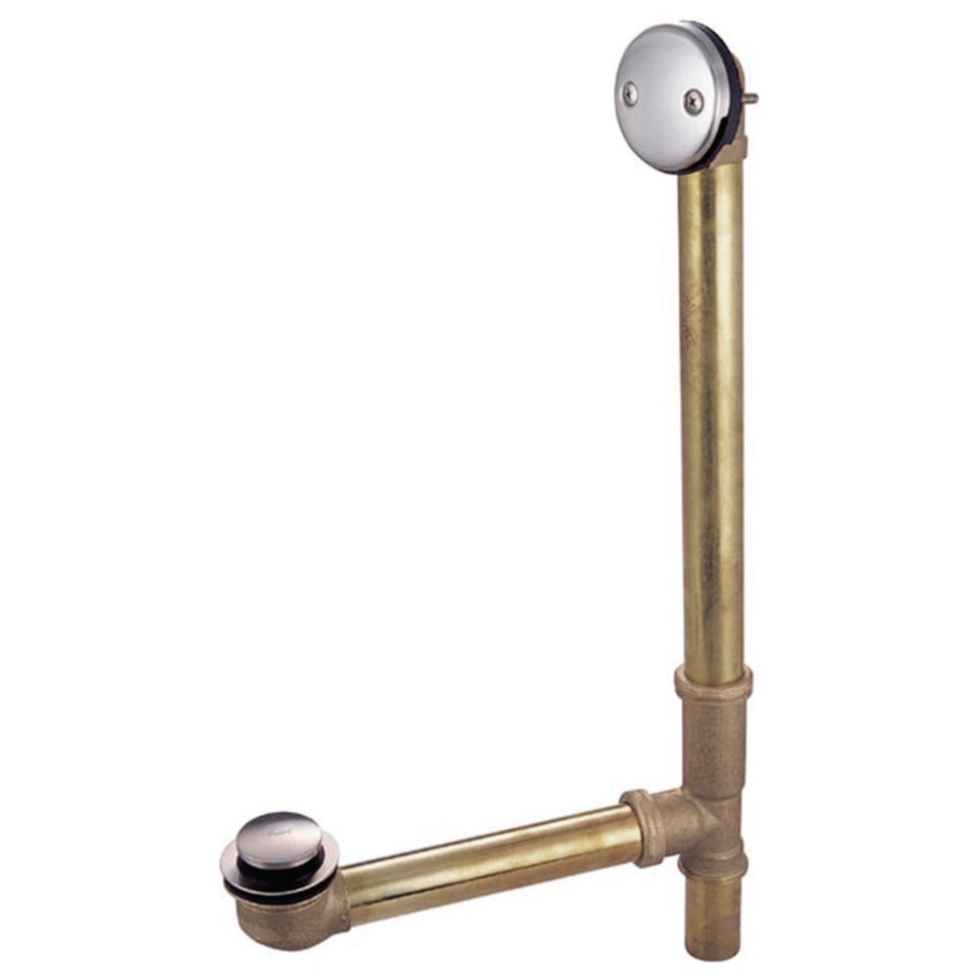 Kingston Brass Dtt2168 16 Bathtub Waste And Overflow Drain, Brushed Nickel