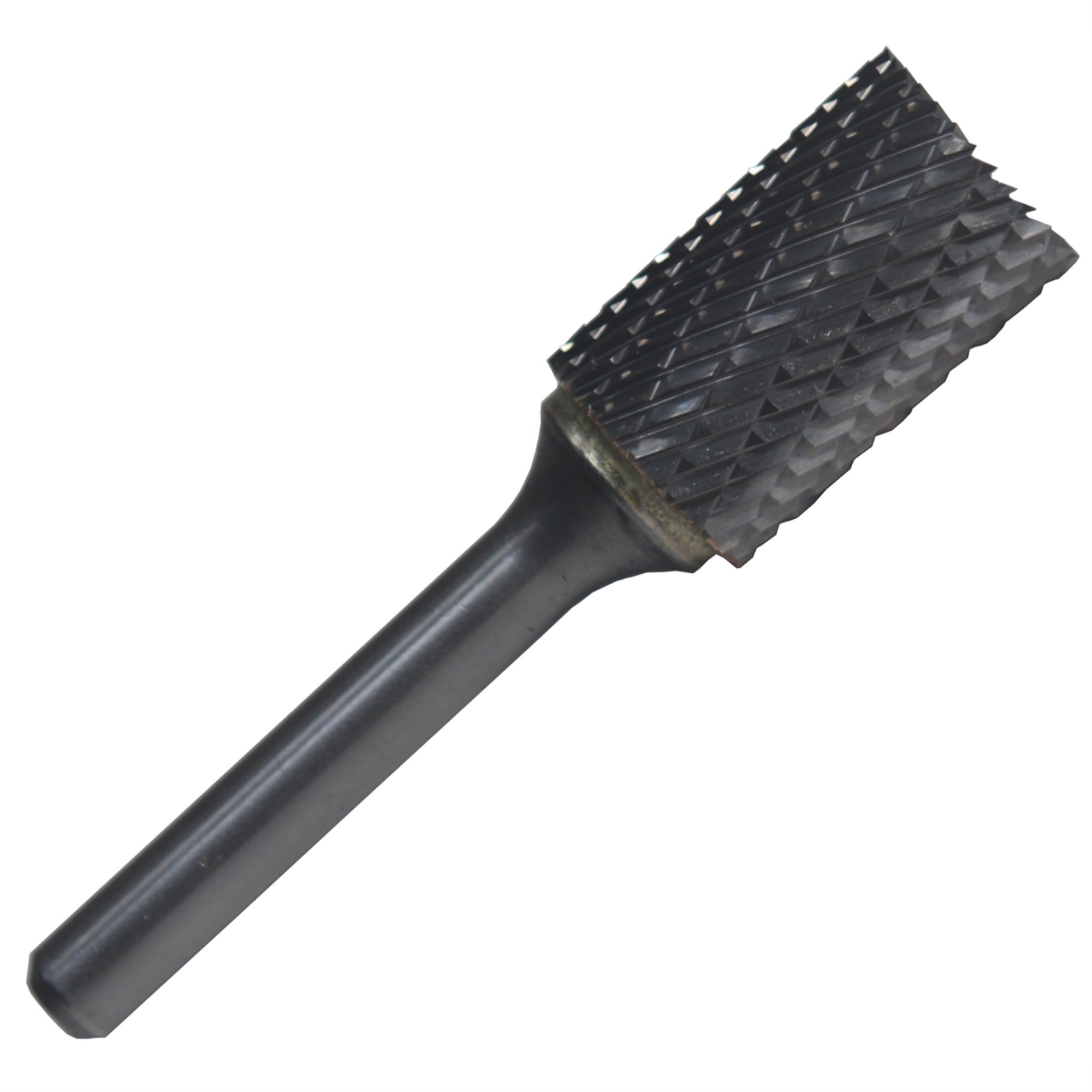 Sb9 1 X 1 Cylindrical End Cut Carbide Burr 1/4 Shank, Dulsb9