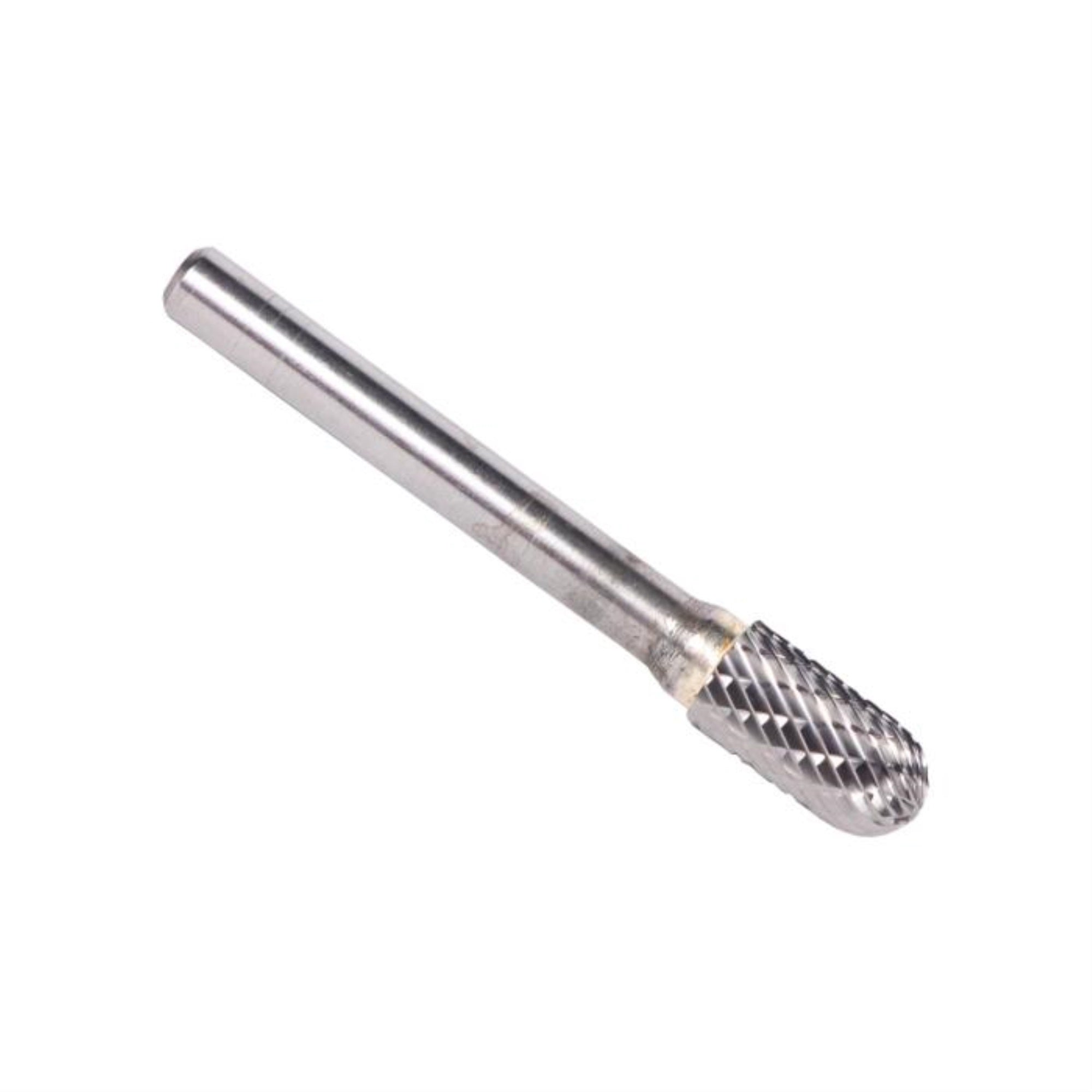 Sc4 7/16 X 1 Cylindrical Radius End Carbide Burr 1/4 Shank, Dulsc4
