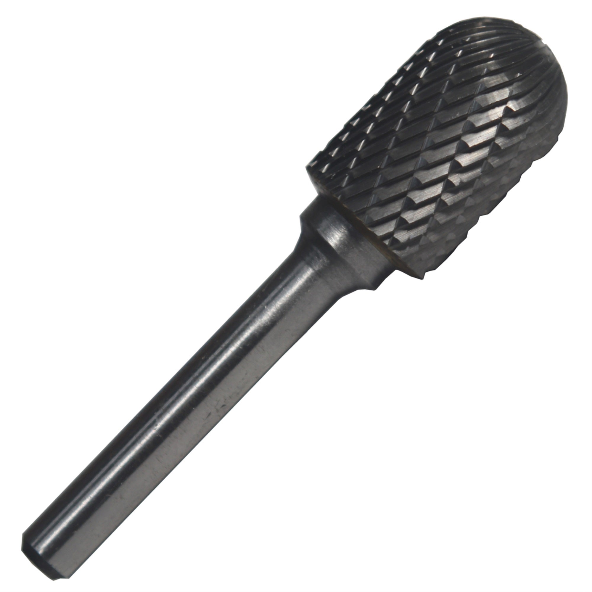 Sc7Nf 3/4 X 1 Cyl Radius End Carbide Burr 1/4 Shank - Aluminum, Dulsc7Nf
