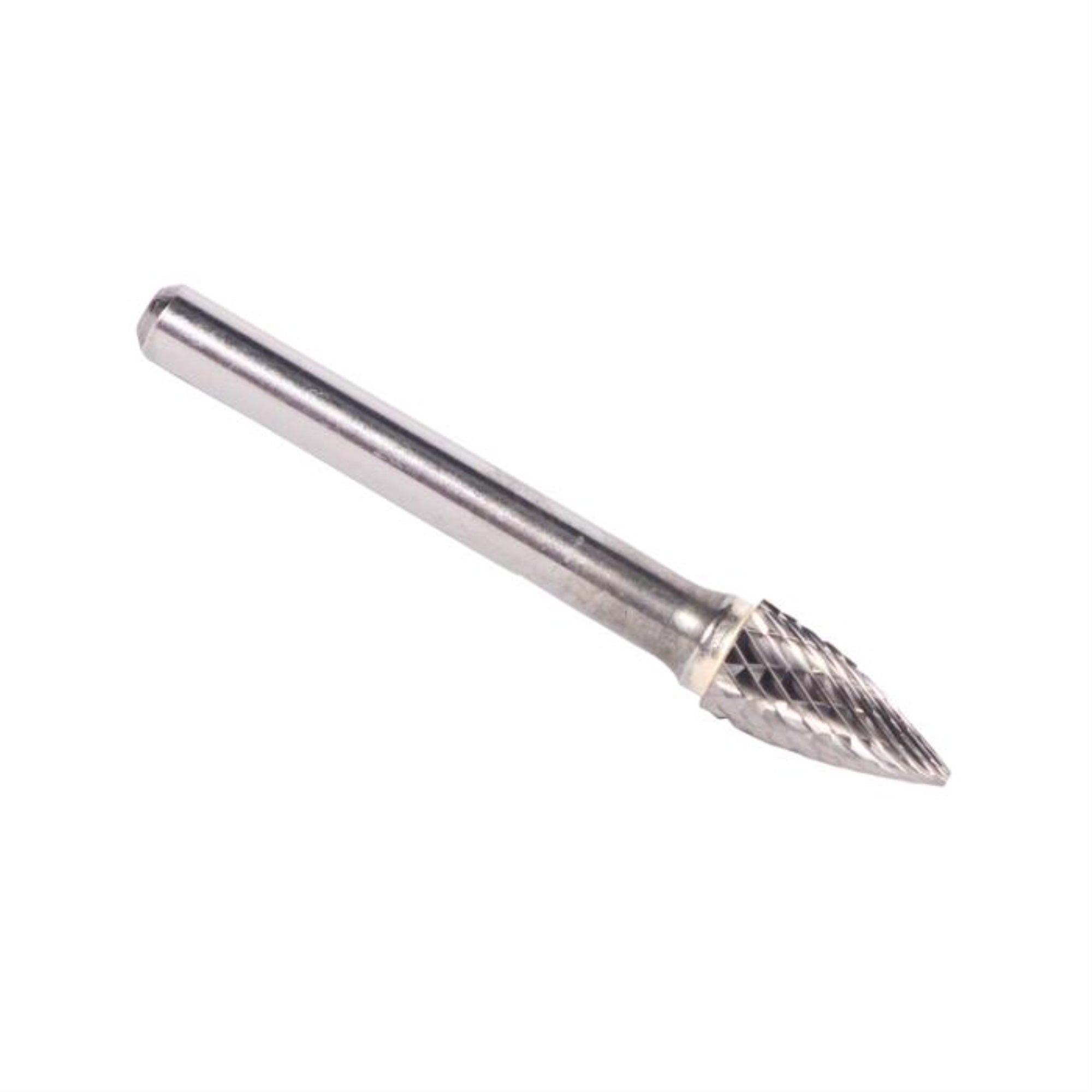 Sg1 1/4 X 5/8 Tree Pointed End Carbide Burr 1/4 Shank, Dulsg1