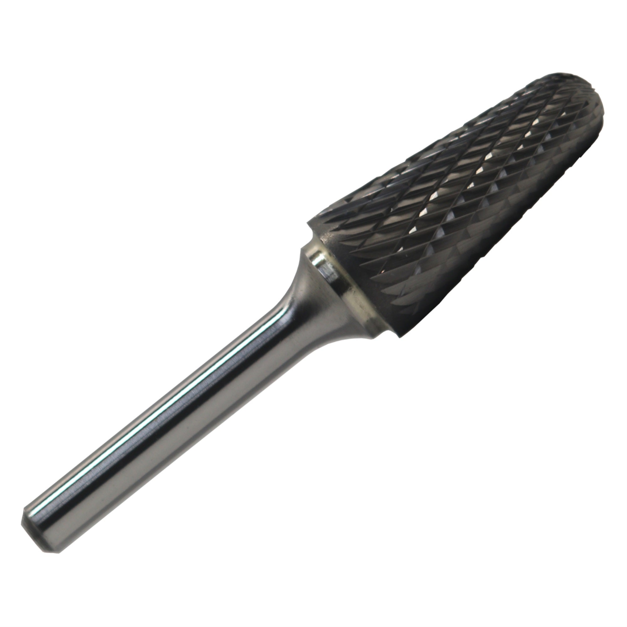 Sl3X6 3/8 X 1-1/16 Cone Radius End Carbide Burr 1/4 Shank 6Oal, Dulsl3X6