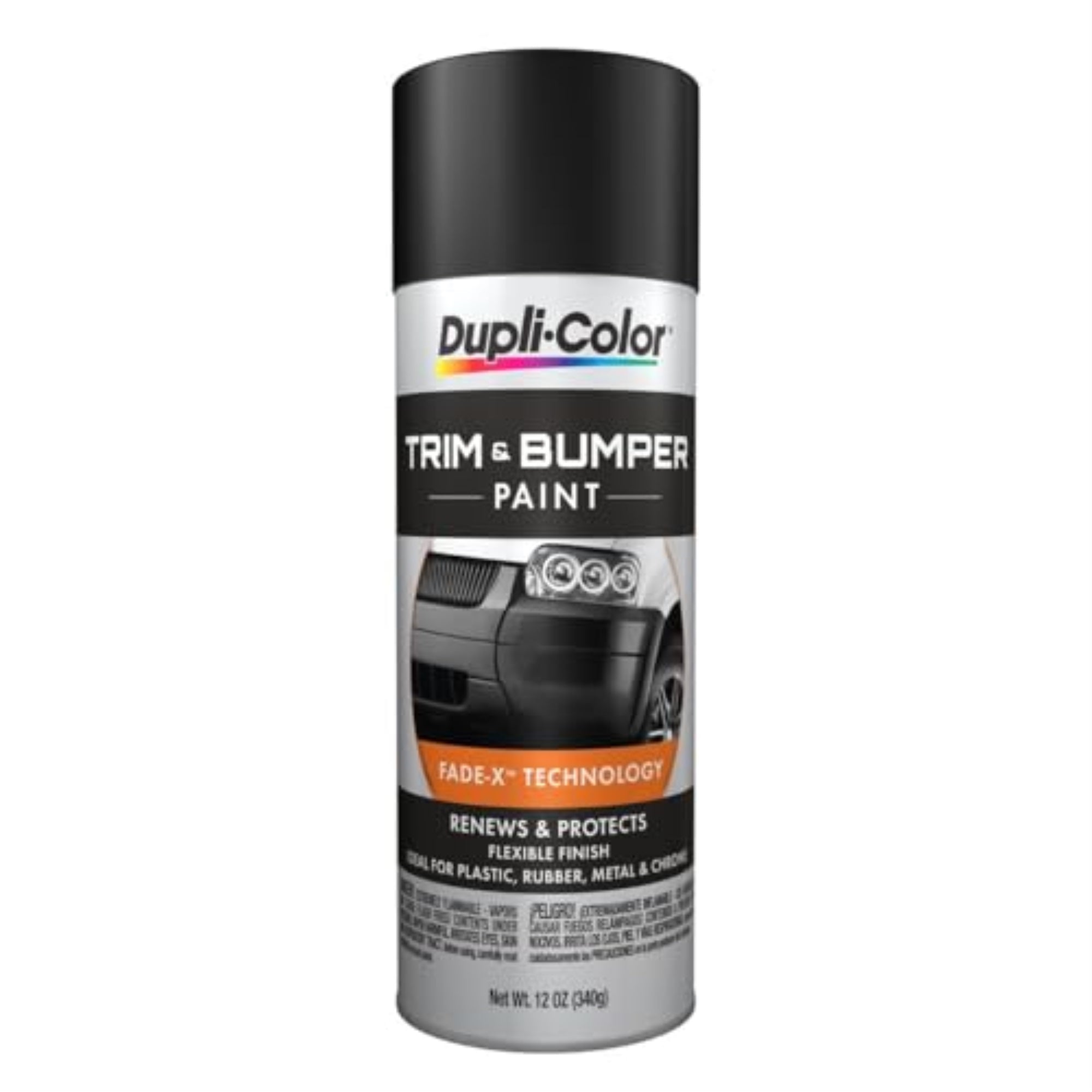 Dupli-Color Etb101000 Trim And Bumper Spray Paint - Black -11 Oz. Aerosol Can