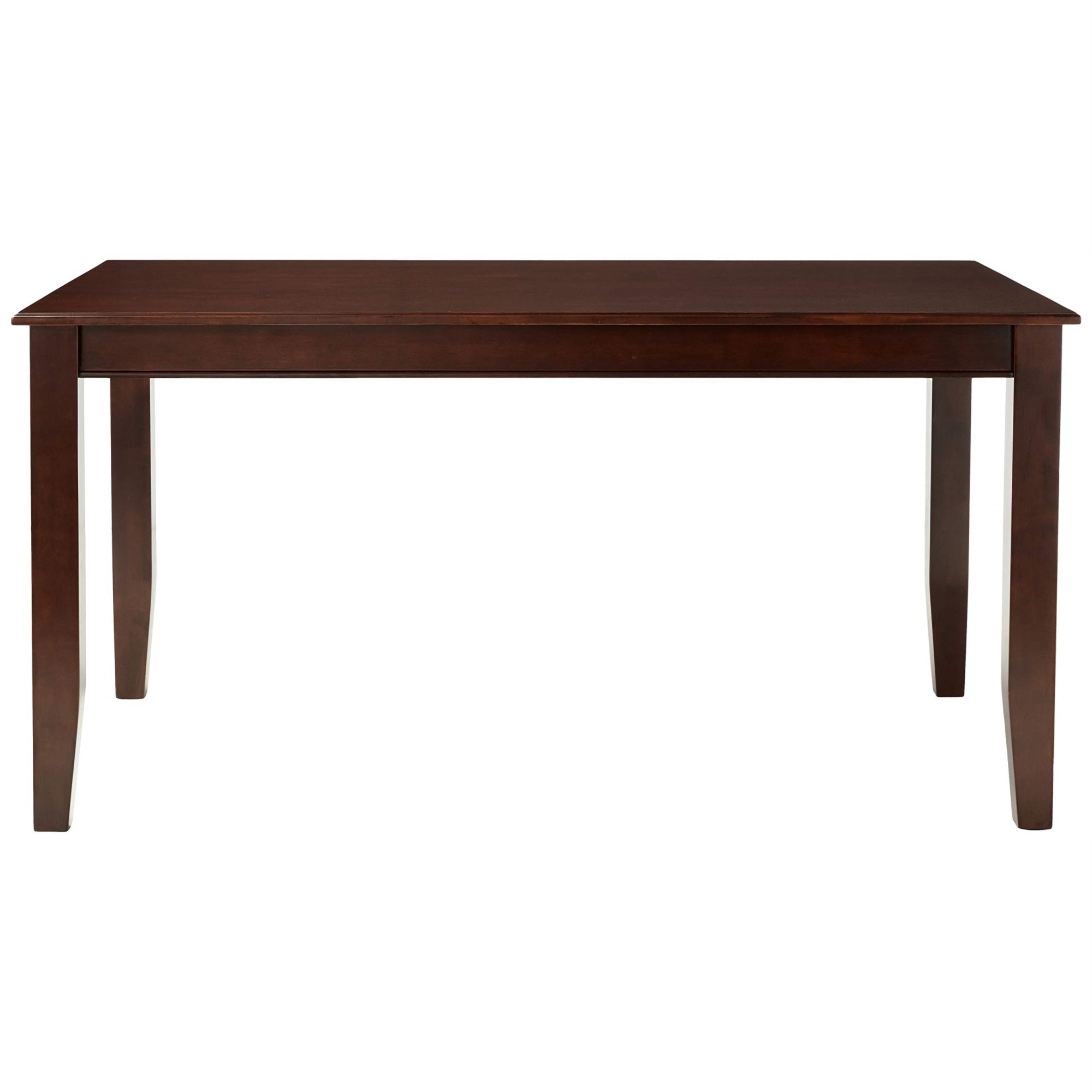 East West Furniture Dut-Mah-T Dudley Dining Room Table - A Rectangle Solid Wood Table Top With Sturdy Legs, 36X60 Inch, Mahogany