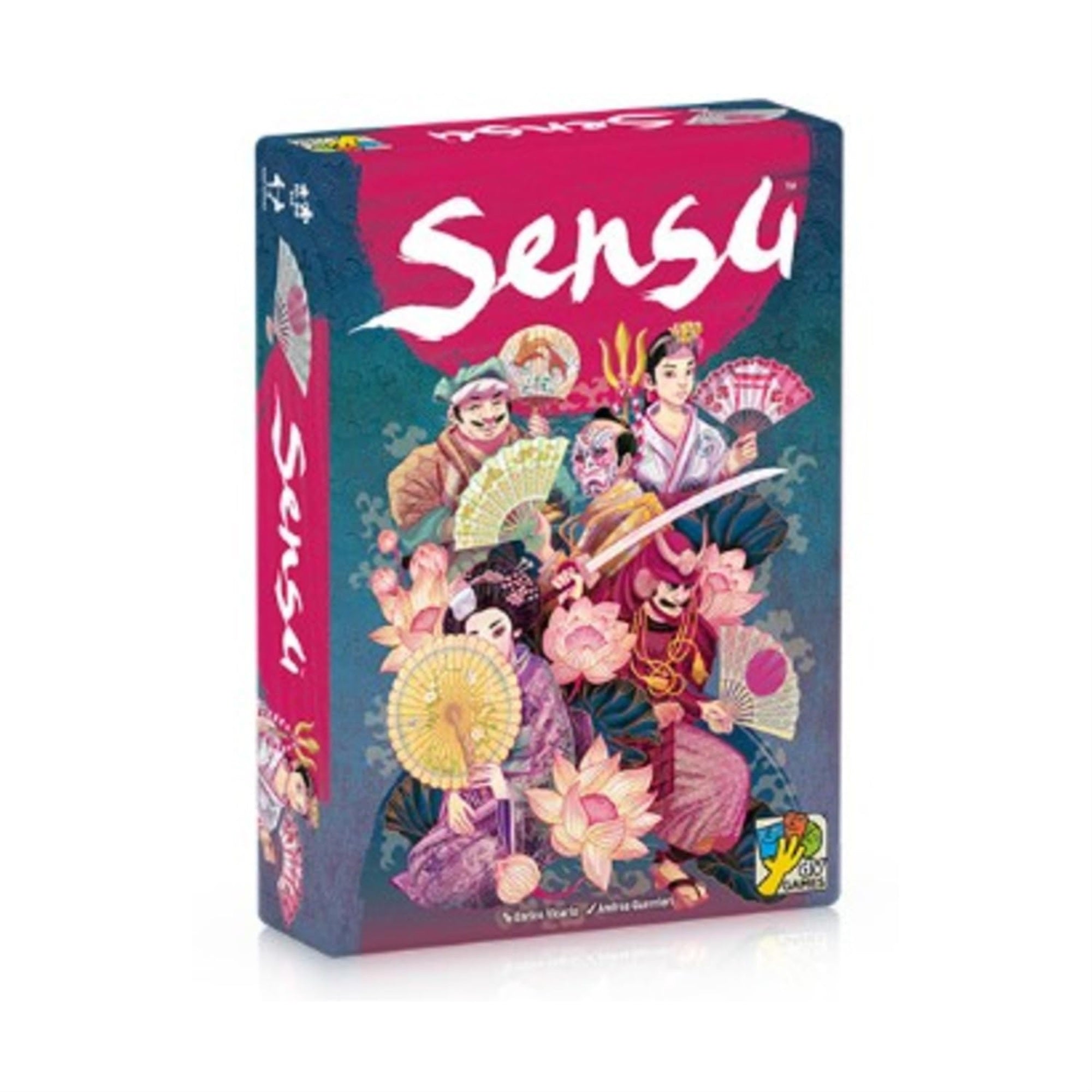 Sensu by DV Games | Ages 10+ | 1-5 Players | Strategic Japanese Folding Fan Set Collection Game with Solo Mode & Advanced Rules | Family-Friendly Tactical Hand Management