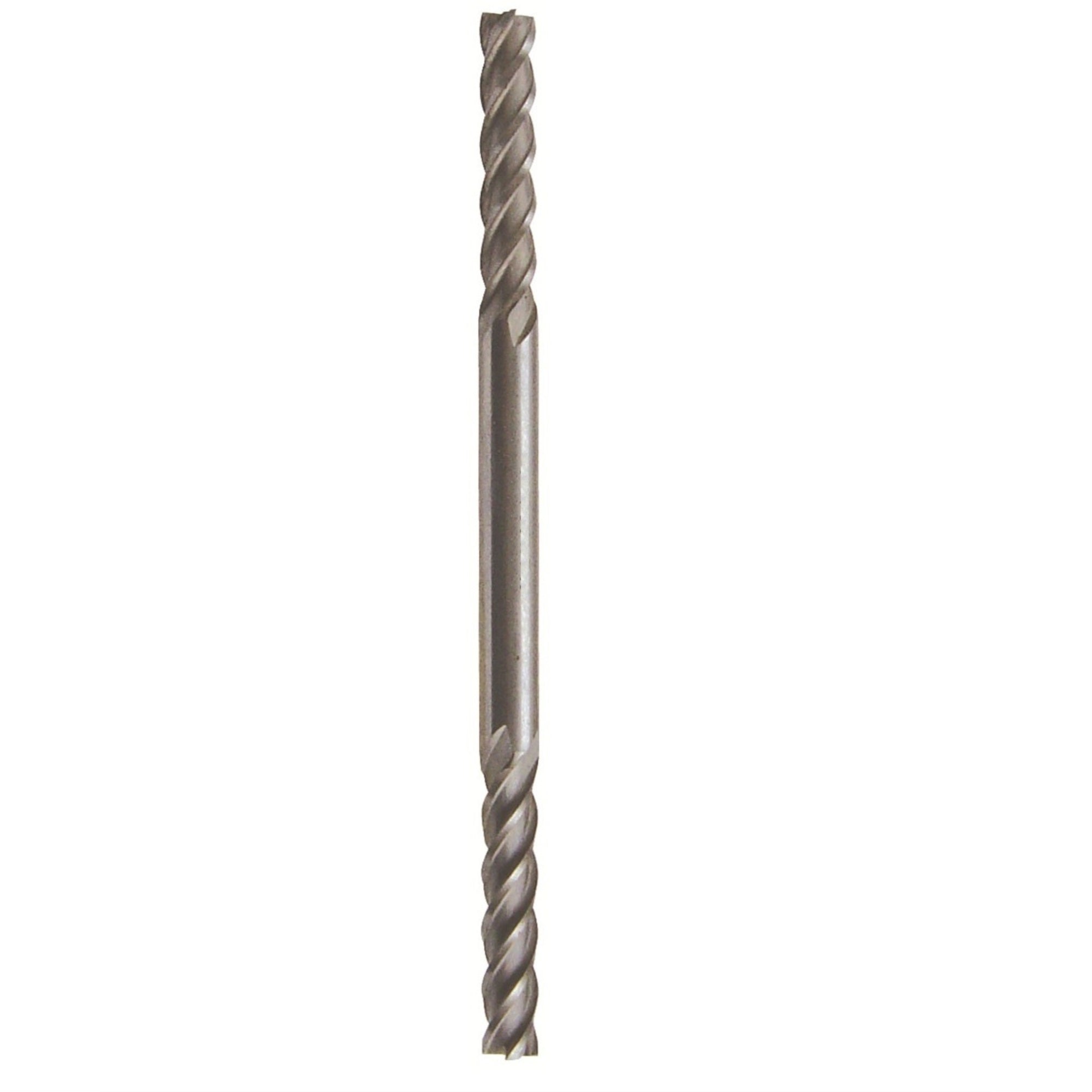 3/32 X 3/16 Shank Hss 4 Flute Double End Long End Mill, Qualtech, Dwcf103