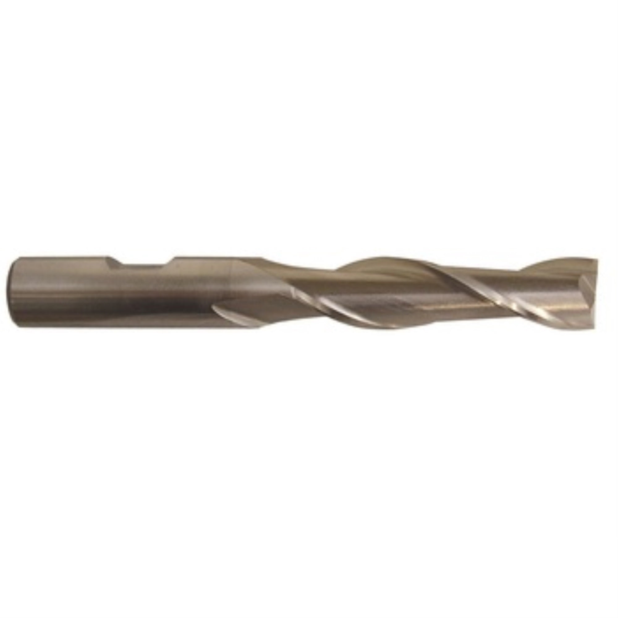 5/8 X 1/2 Hss 2 Flute Single End End Mill, Qualtech, Dwct322