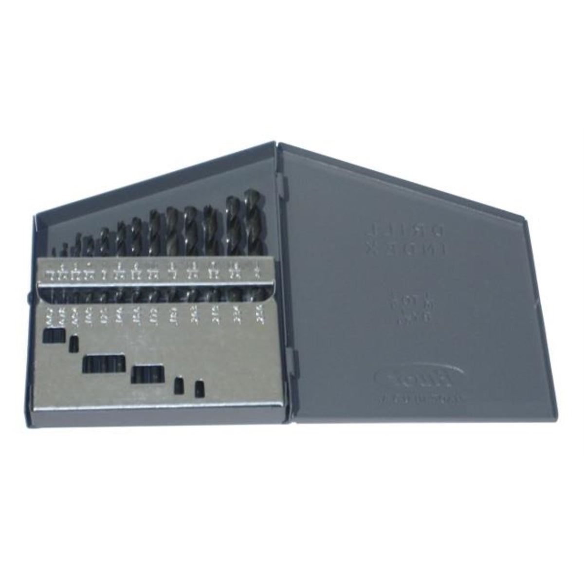 1.00-7.00Mm X.5Mm 13 Piece Hss Jobber Length Drill Bit Set, Qualtech, Dwd4013-Set