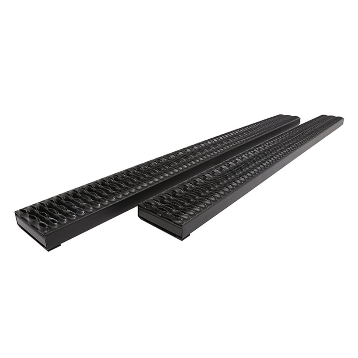 Universal Hd Standard Cab  Black Steel Rough Step Running Boards(Brackets Sold Sep)
