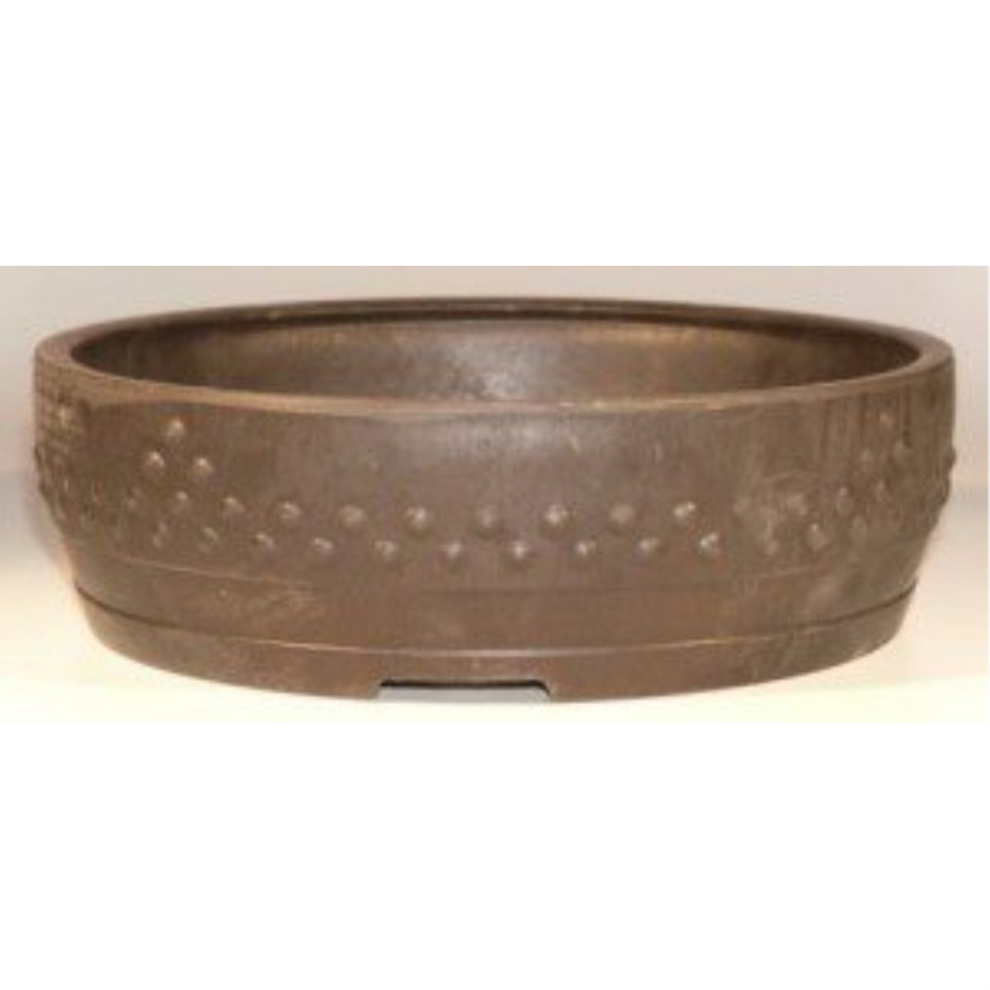 Round Mica Bonsai Pot  - 12.5x3