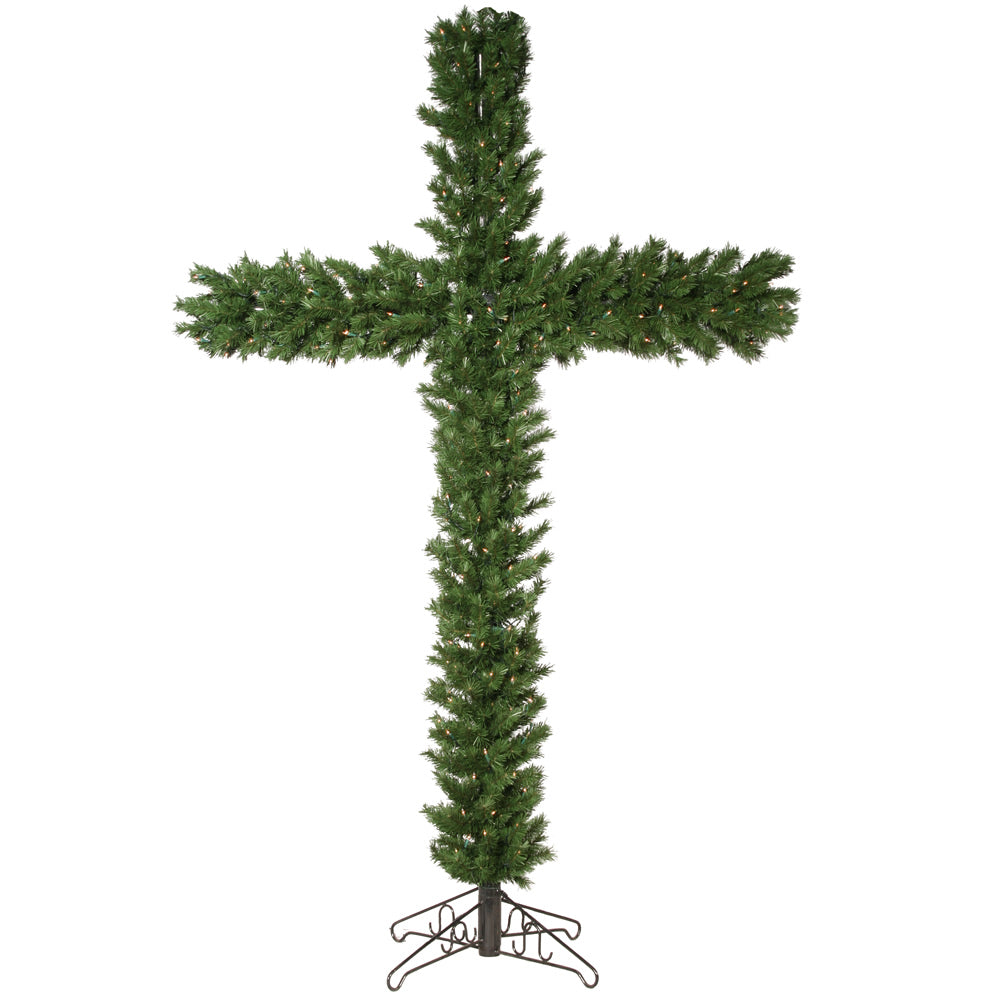Vickerman 7.5' Christmas Cross Dura-Lit 250CL - E864776