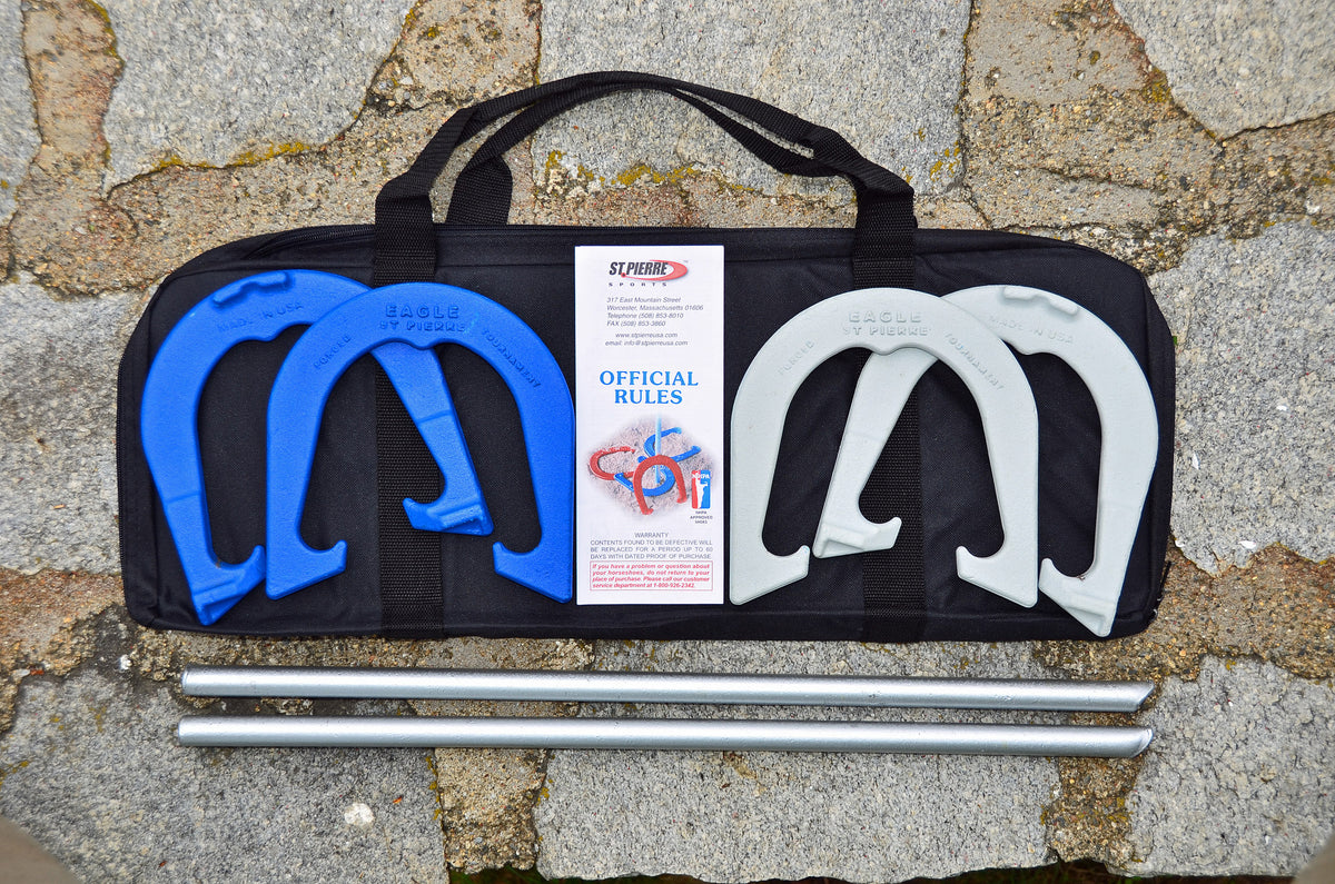 Eagle Tournament Horseshoe Outfit In Nylon Bag (Ec5) By St.Pierre - Made In Usa