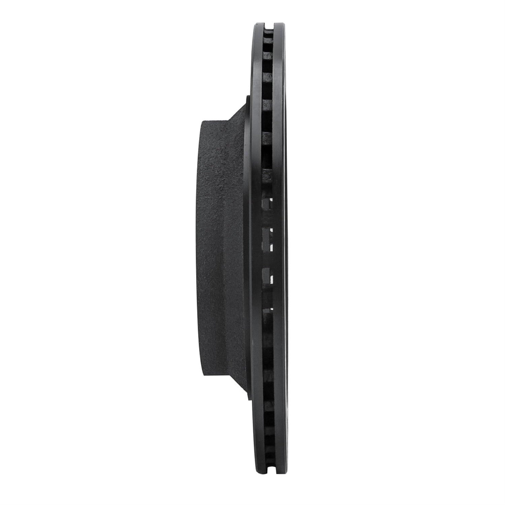 R1 Concepts Brake Rotor Drilled And Slotted Black Ecb-47021L