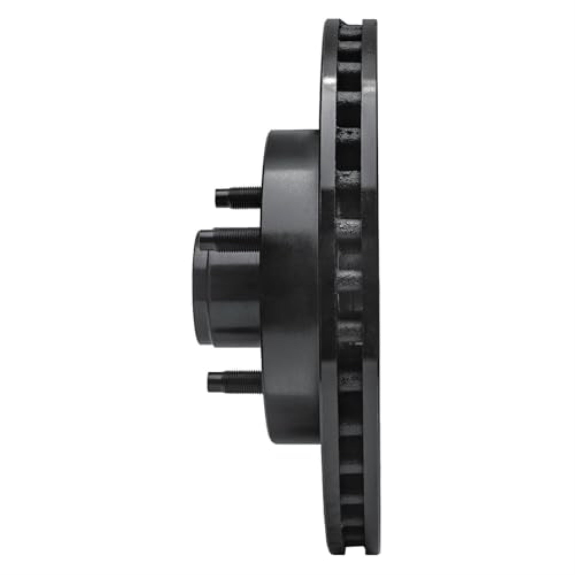 R1 Concepts Brake Rotor Drilled And Slotted Black Ecb-54026R