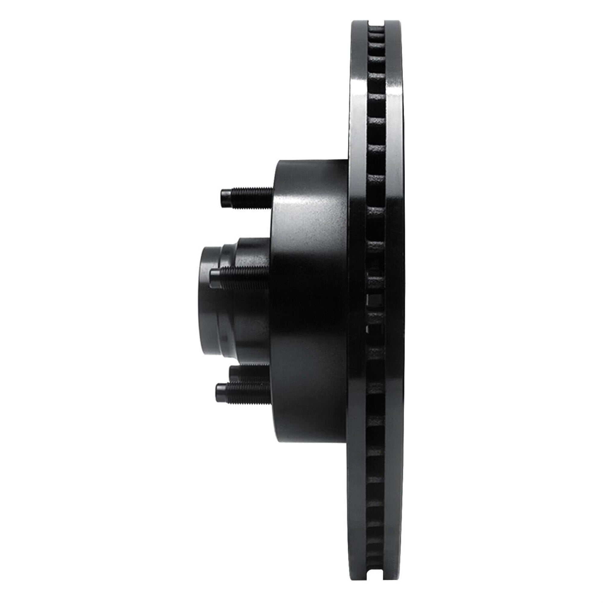 R1 Concepts Brake Rotor Drilled And Slotted Black Ecb-54172R