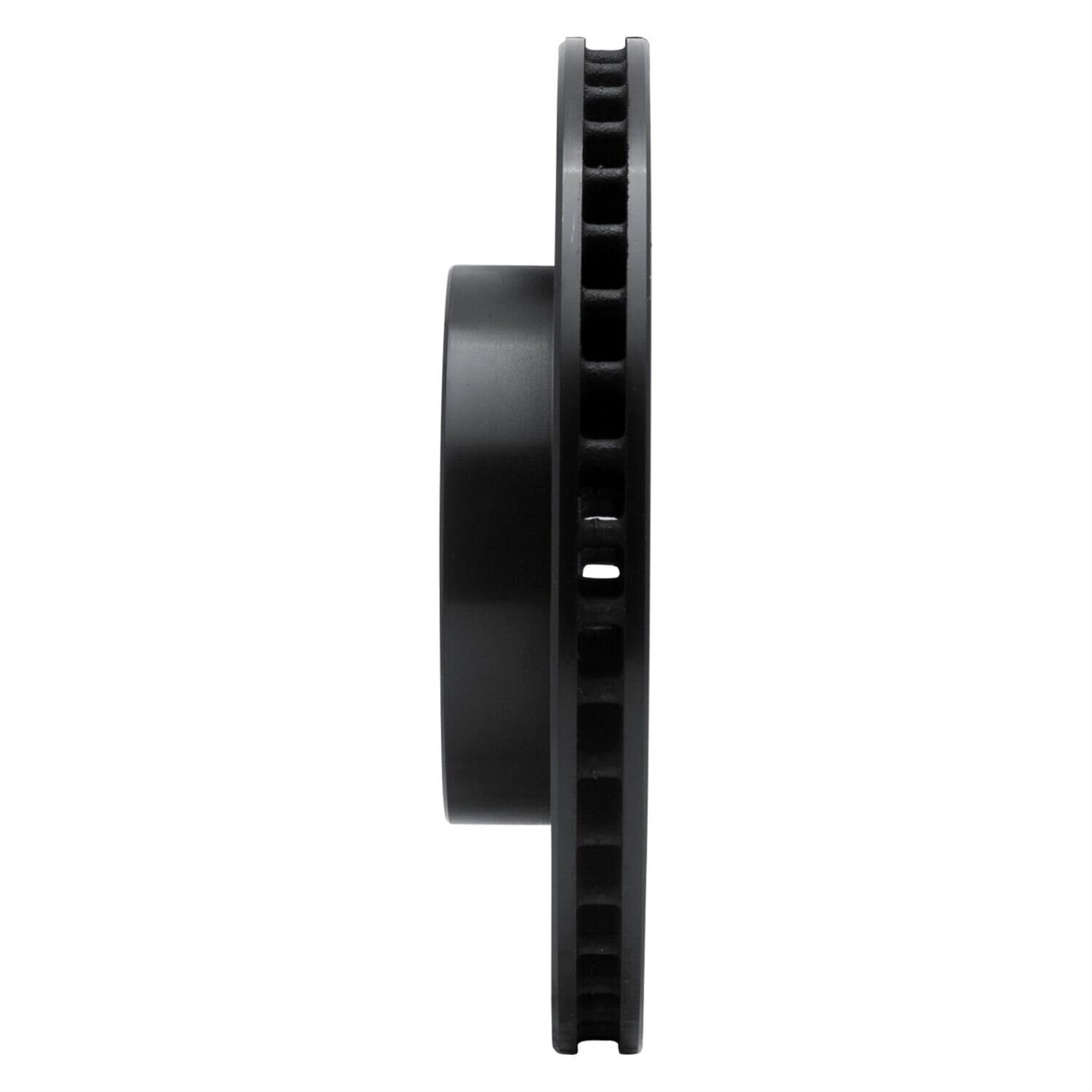 R1 Concepts Brake Rotor Drilled And Slotted Black Ecb-76077L
