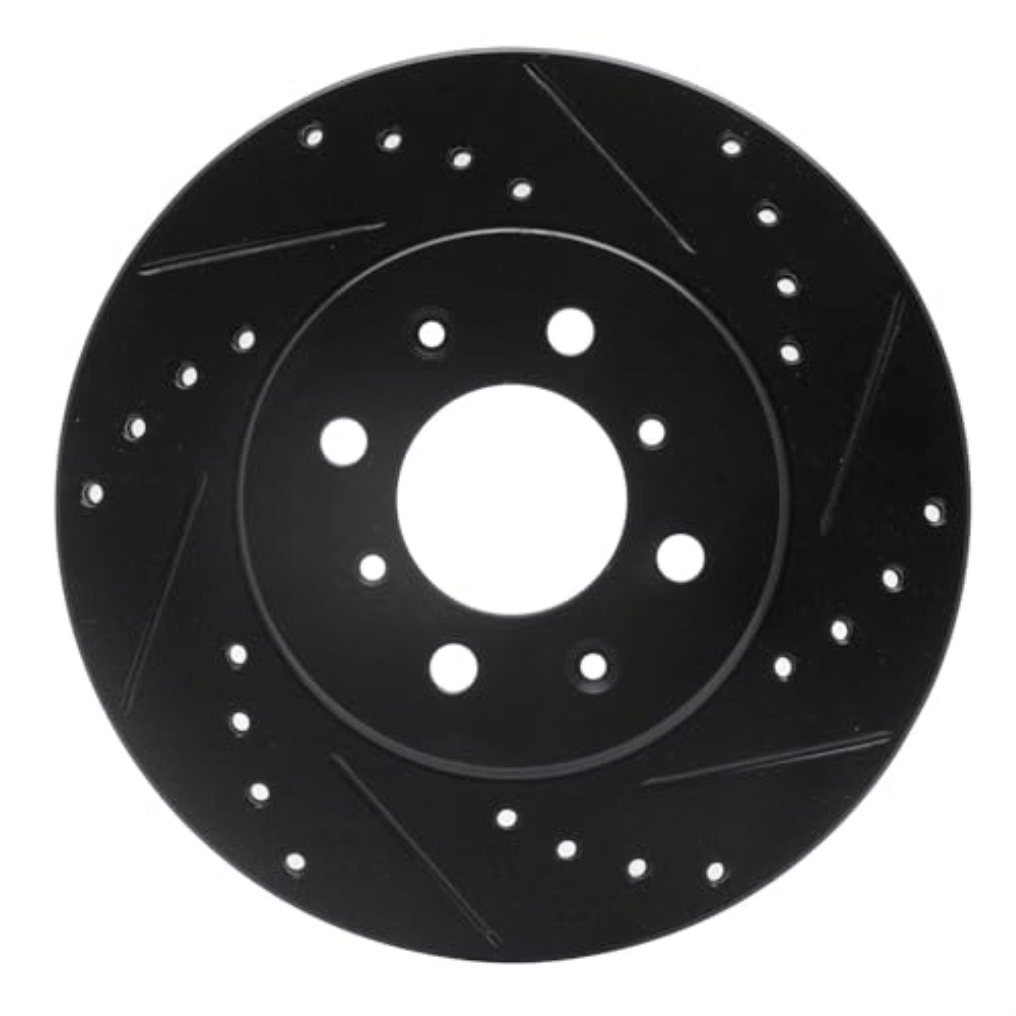 R1 Concepts Brake Rotor Drilled And Slotted Black Ecb-92030R