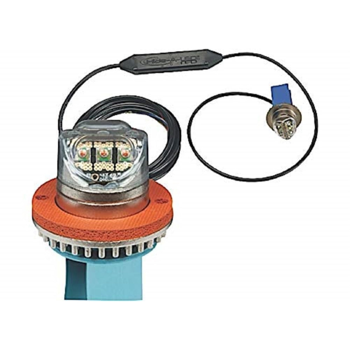 Ecco Hide-A-Led, 6Led, Amber, White, 12Vdc