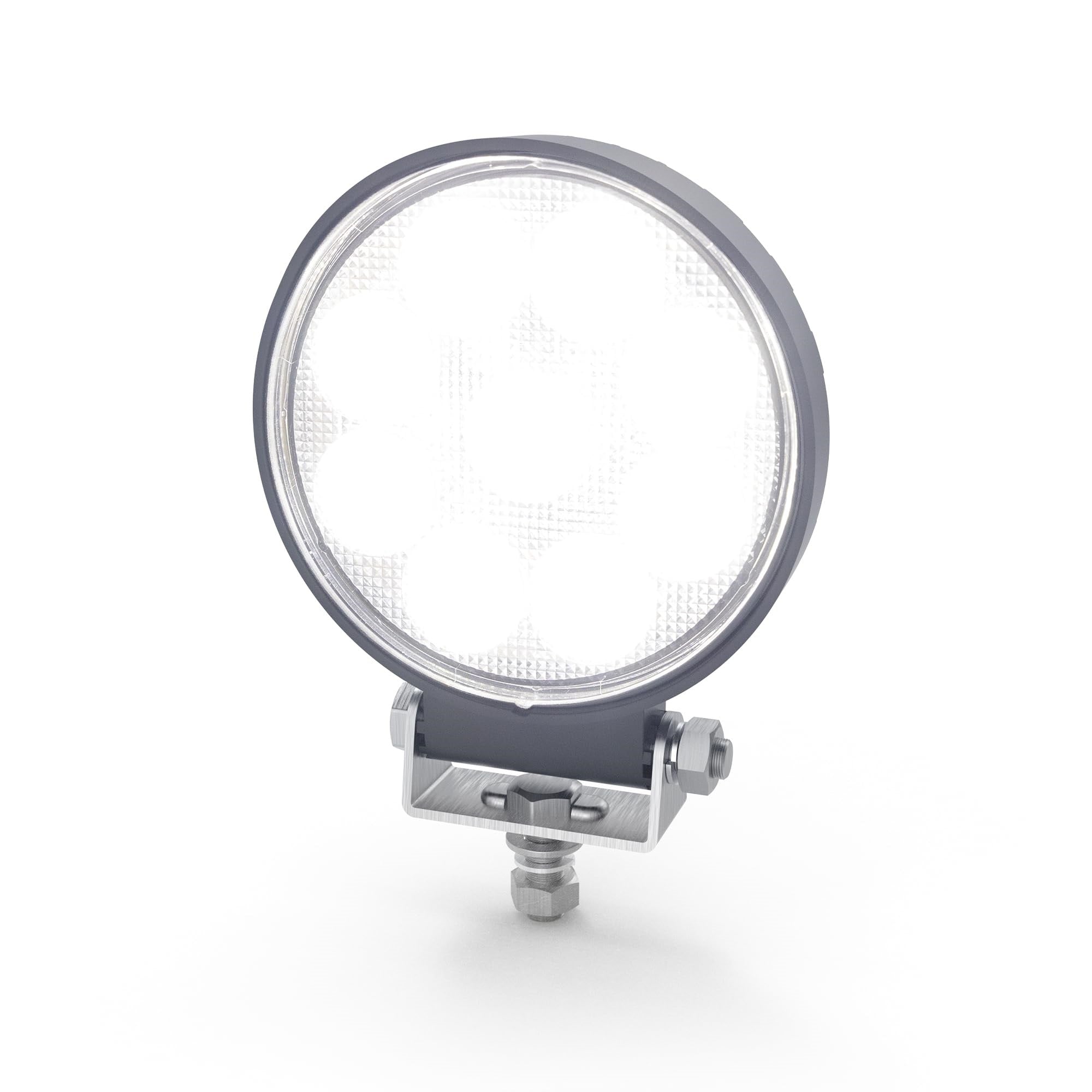 Ecco Led Work Light 4 Inch Round Led Work Lamp Flood Beam 13.5W 1500Lm 12V 24V Waterproof For Commercial Vehicle Light, Tow Truck, Work Truck, Construction Vehicle, 2 Year Warranty