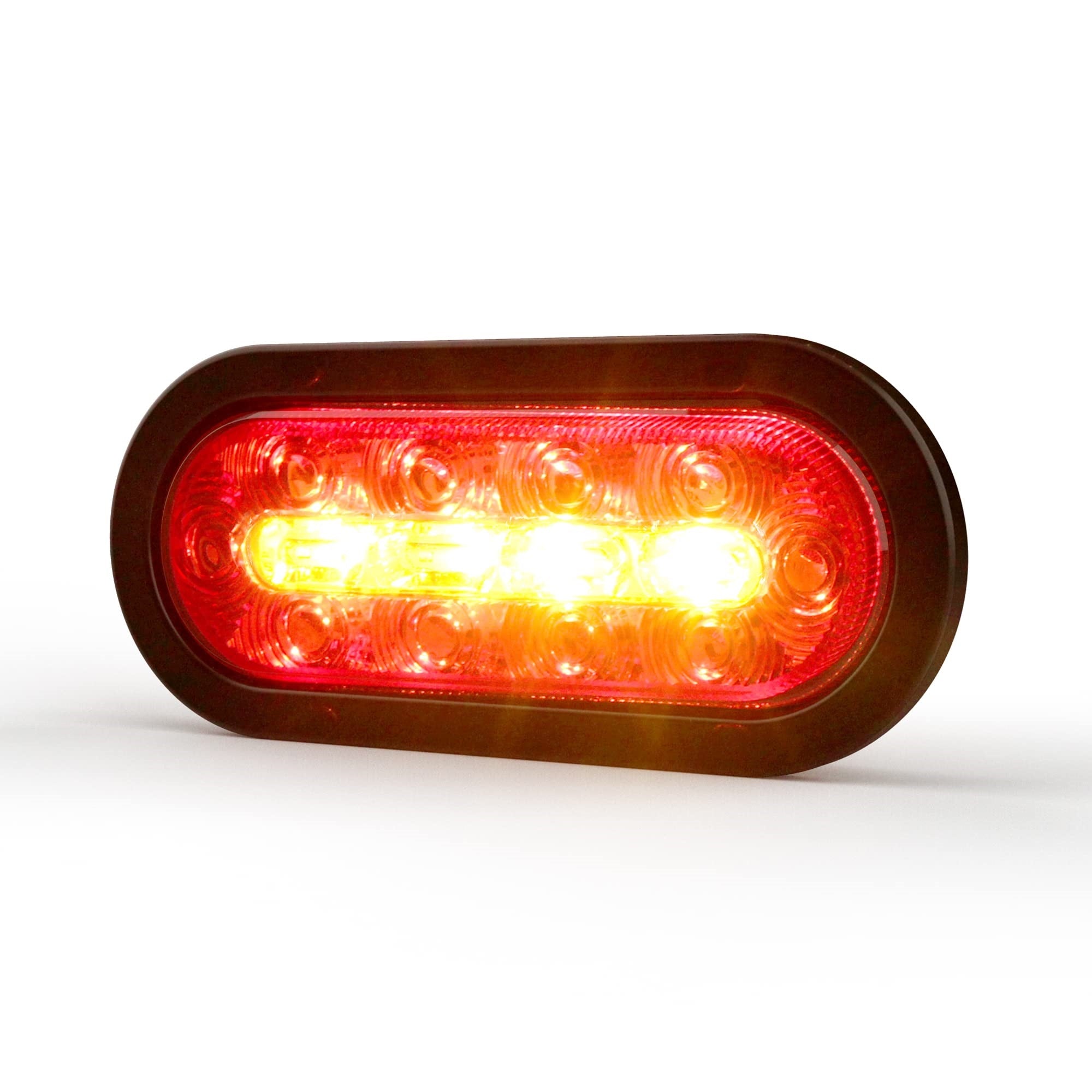 ECCO ED3060AW Stop-Tail-Turn-Reverse and Warning Light Combo 6 OVAL GROMMET MOUNT (6” OVAL)