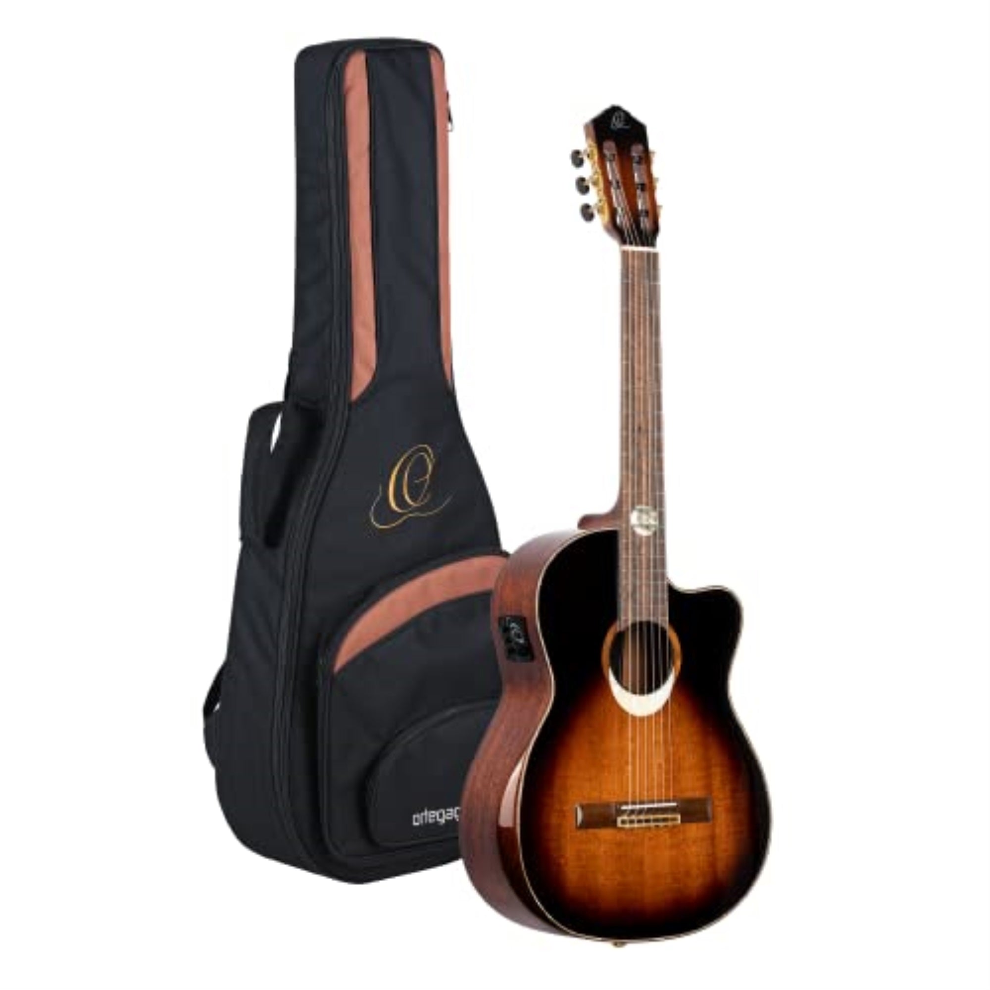 Private Room Eclipse Suite Solid Top Slim Neck Acoustic-Electric Nylon Classical Guitar With Bag