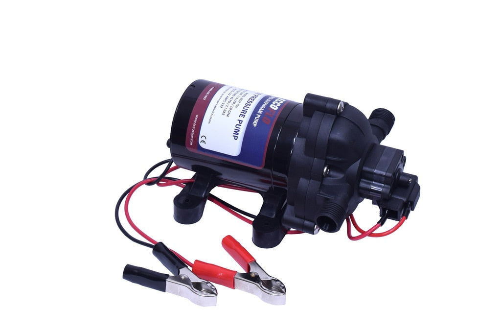 Eccotemp Eccoflo Triplex Diaphragm 12V Water Pump And Strainer