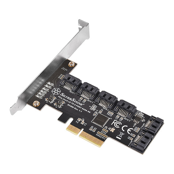 6 Ports Sata Gen3(6Gbps) Port Multiplier, Non-Raid, Pci Express Gen3 X2 Card