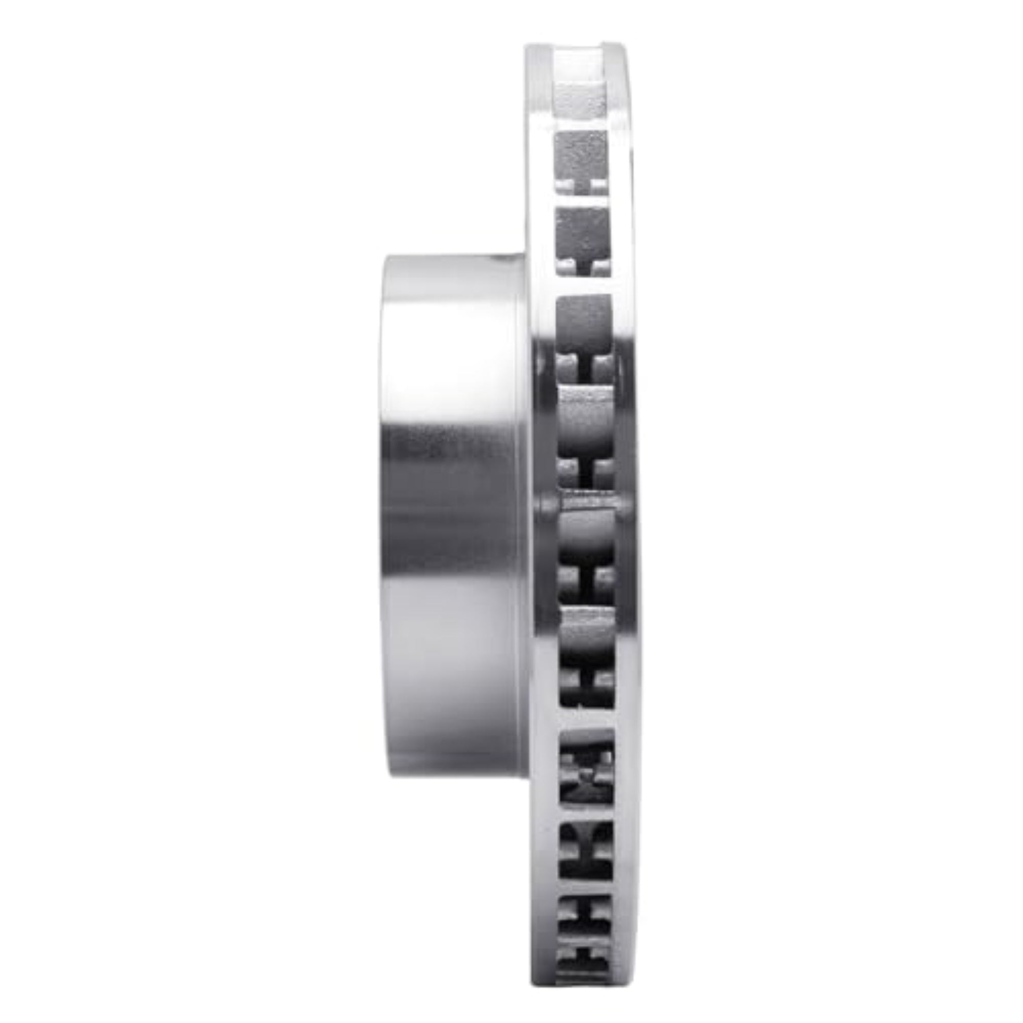 R1 Concepts Brake Rotor Drilled And Slotted Silver Edz-02009D