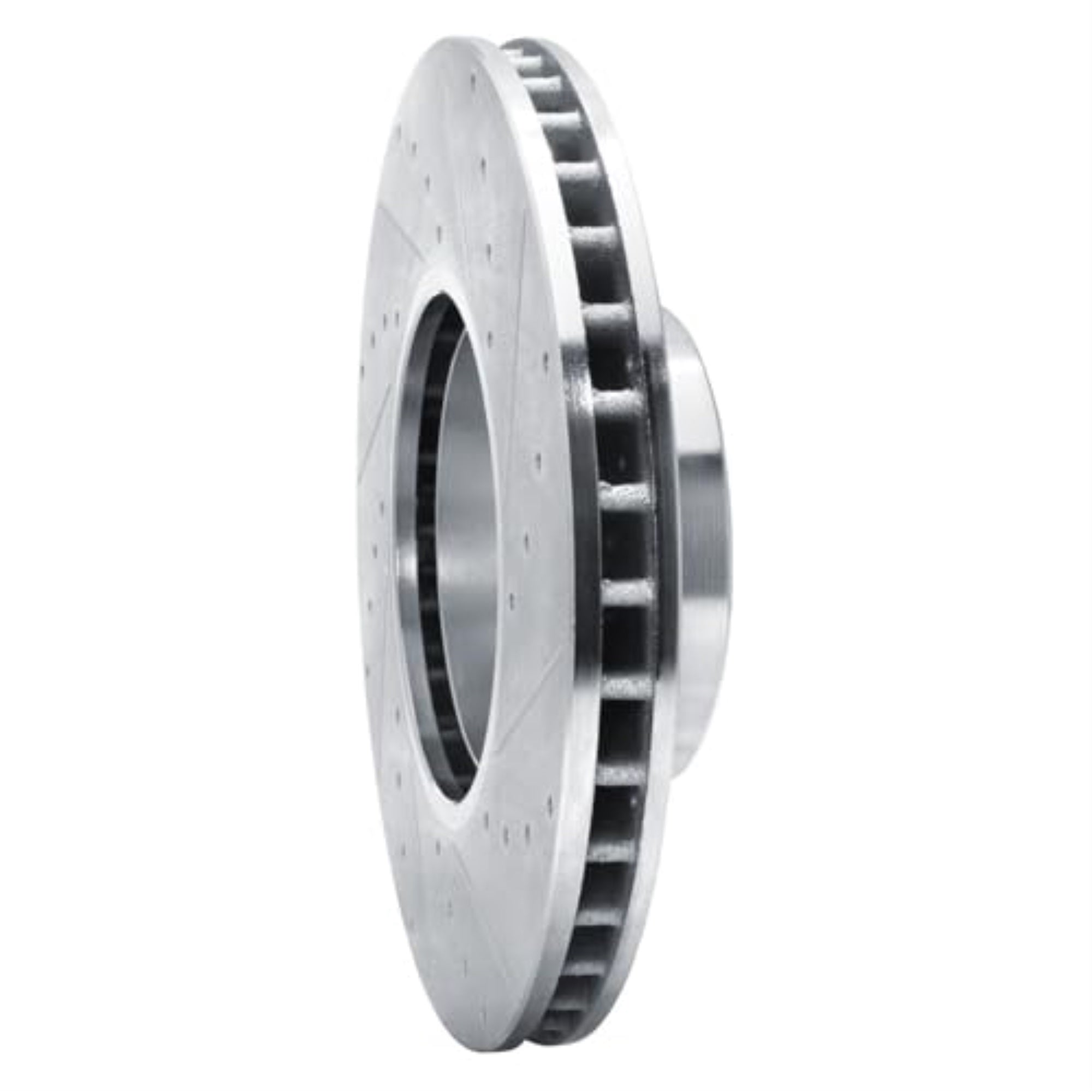 R1 Concepts Brake Rotor Drilled And Slotted Silver Edz-31051L