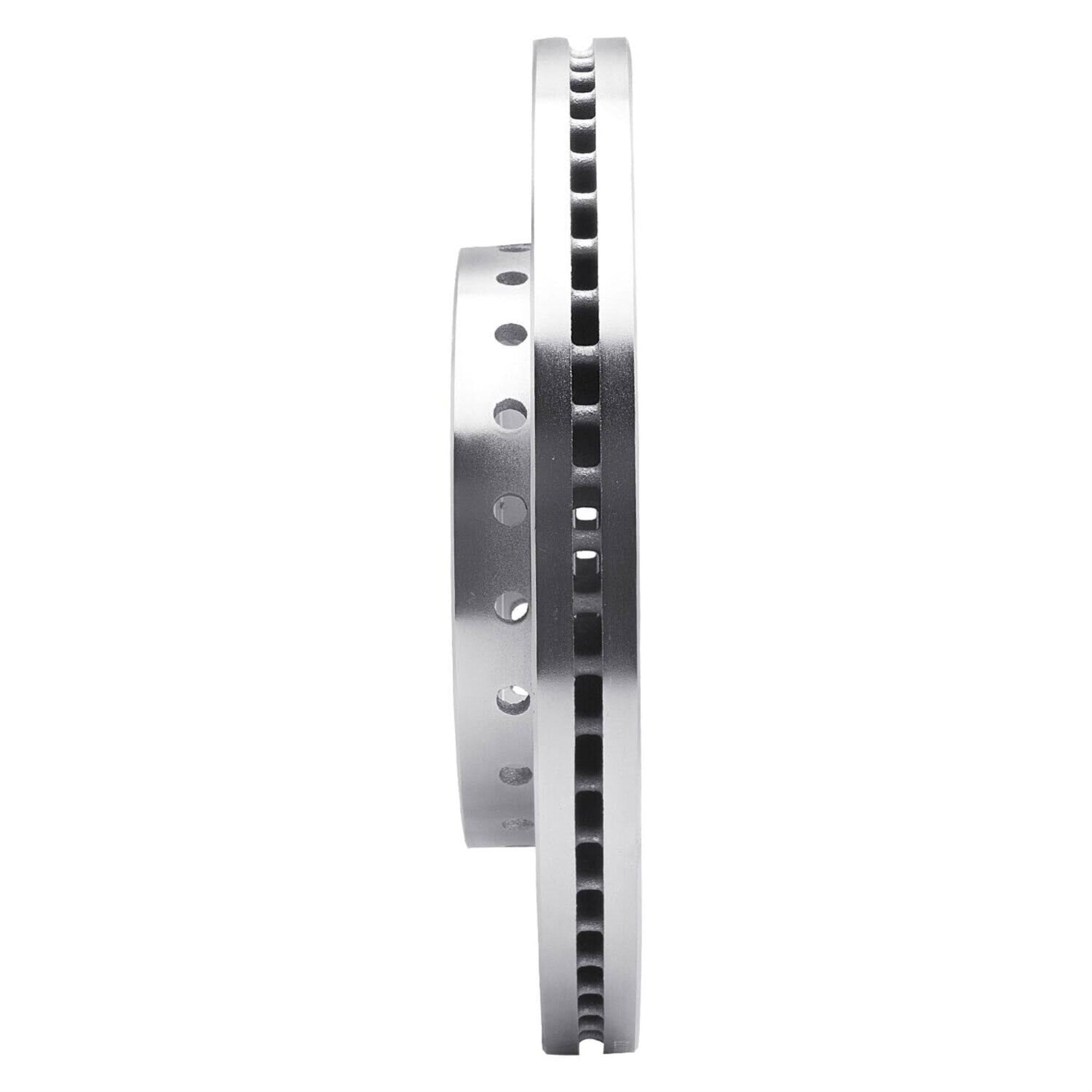 R1 Concepts Brake Rotor Drilled And Slotted Silver Edz-48091R