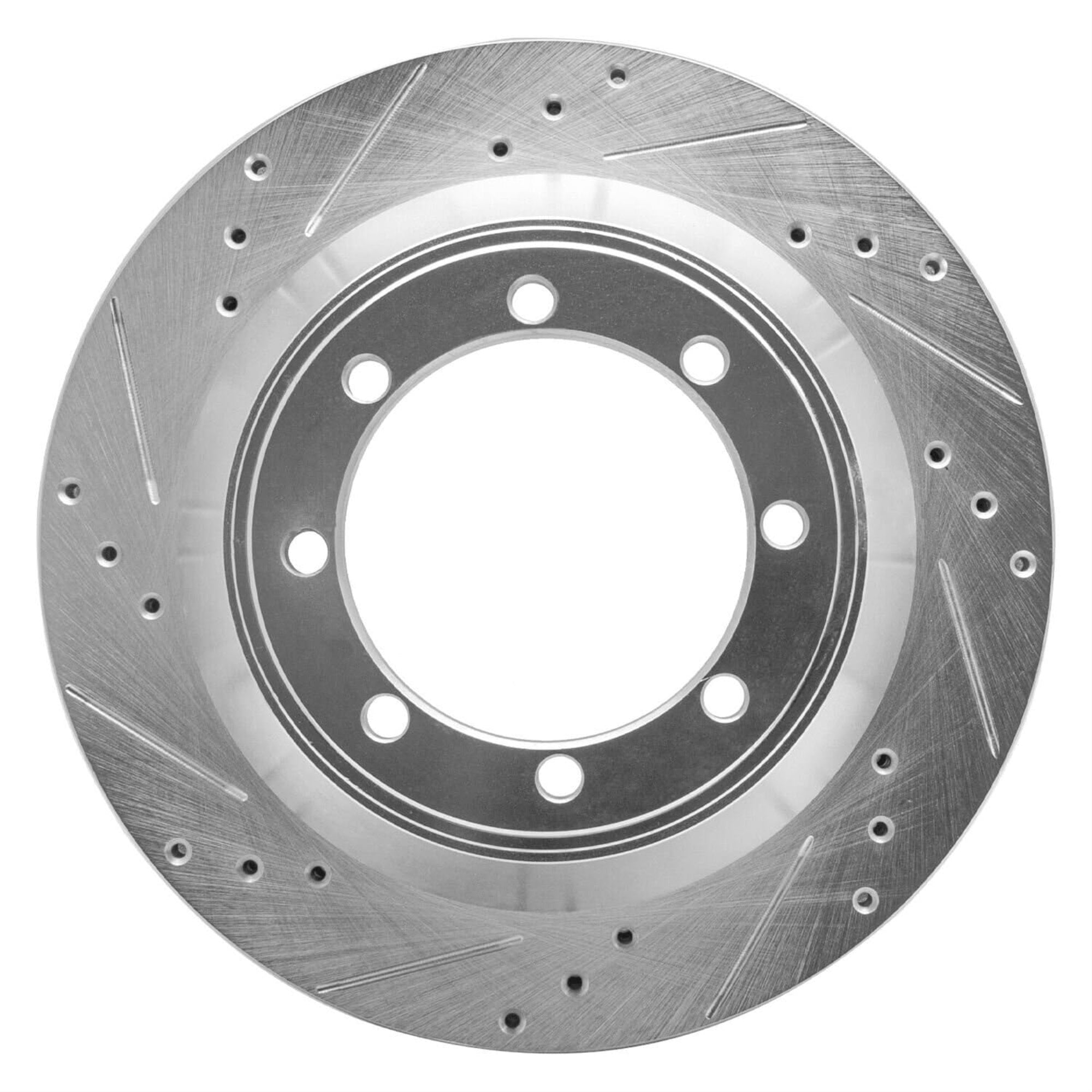R1 Concepts Brake Rotor Drilled And Slotted Silver Edz-54212L