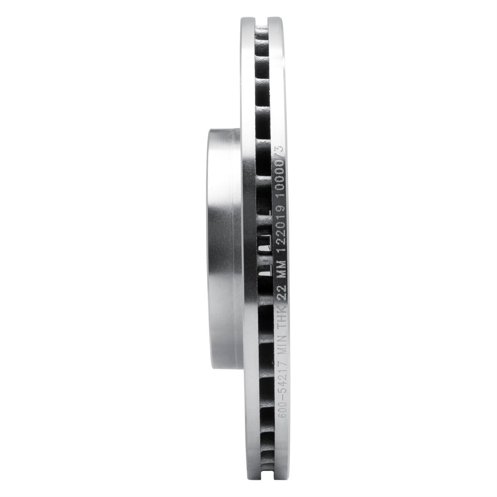 R1 Concepts Brake Rotor Drilled And Slotted Silver Edz-54217L