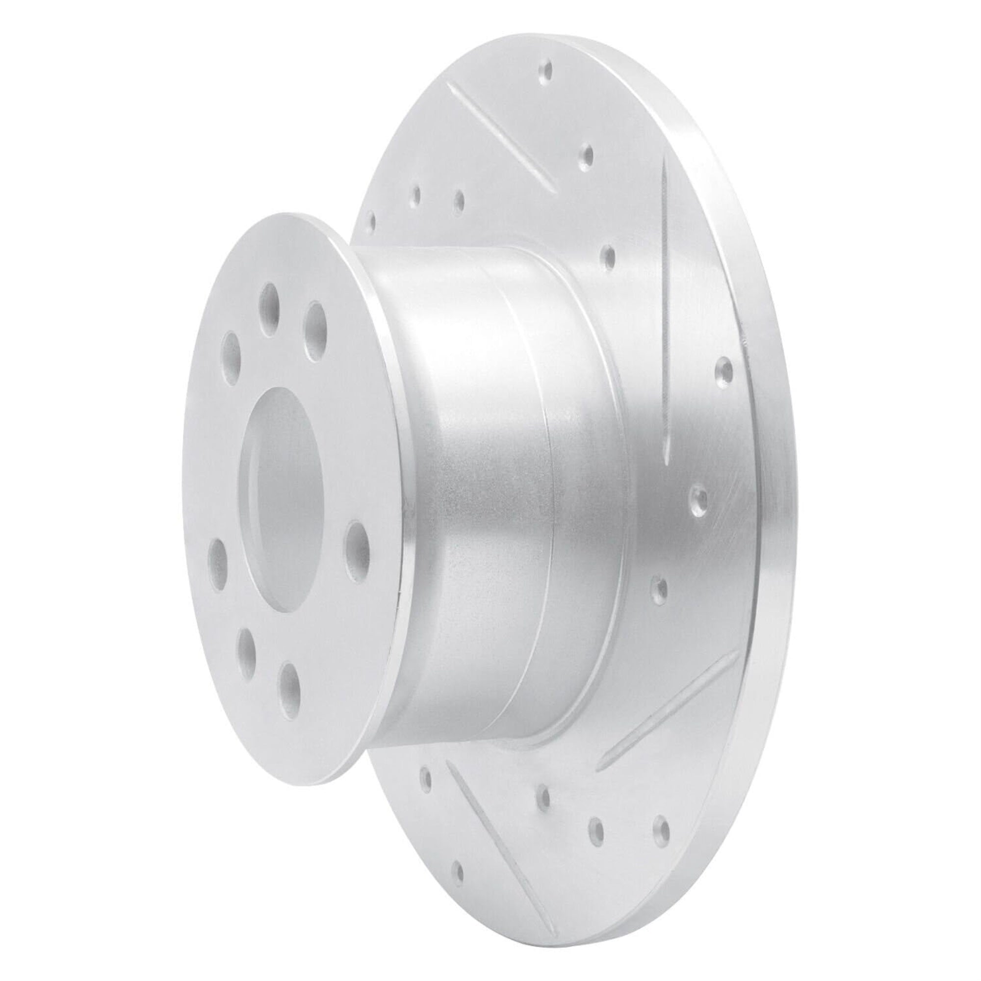 R1 Concepts Brake Rotor Drilled And Slotted Silver Edz-74036R