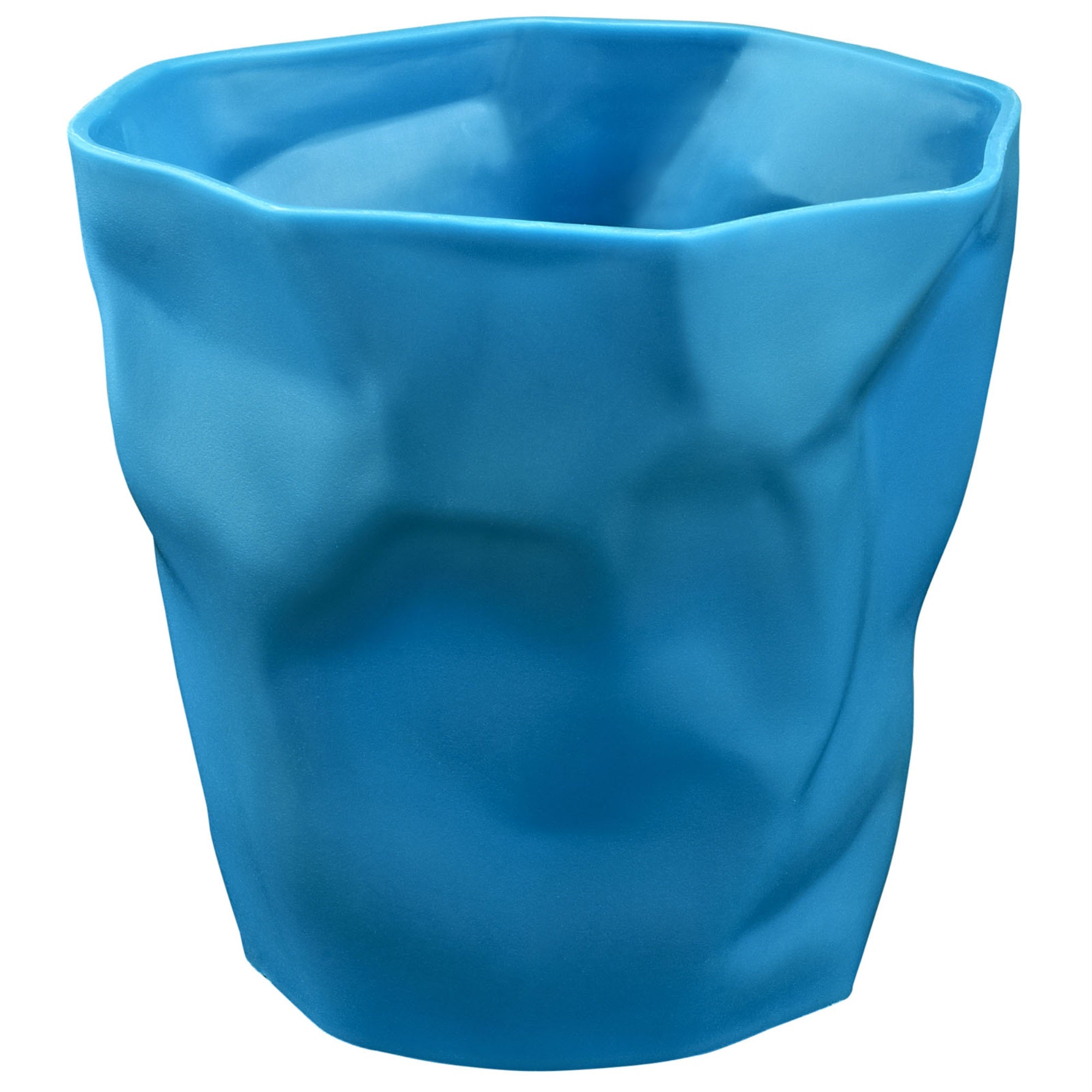 Lava Modern Pencil Holder - Clever And Humorous Design For Pens And Pencils - Blue