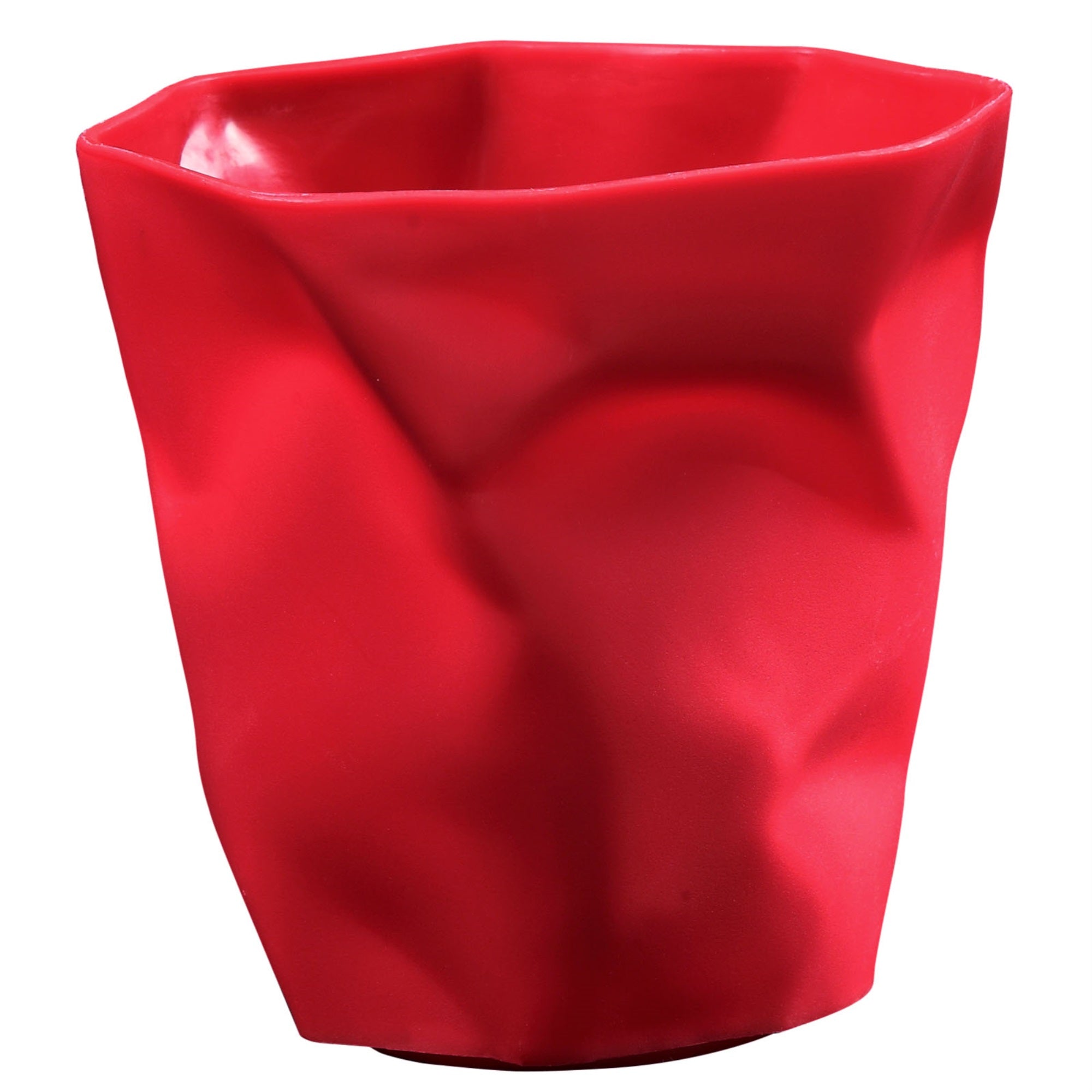 Lava Modern Pencil Holder - Clever And Ironic Design, Practical Storage Solution, Touch Of Humor And Positivity, Red
