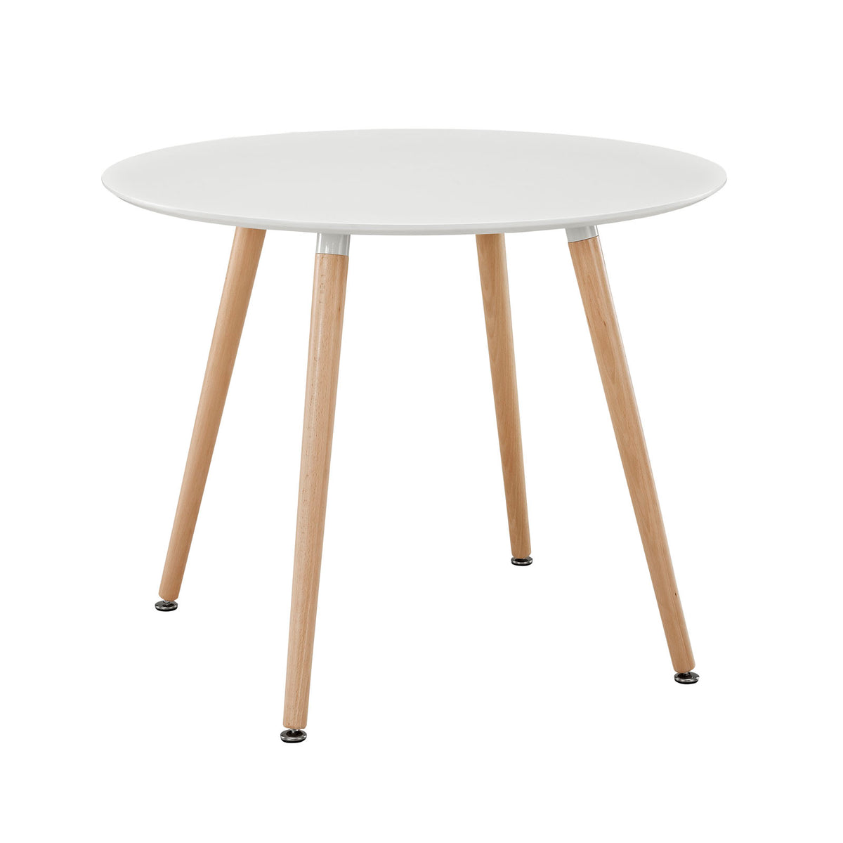 Track Round Dining Table - White