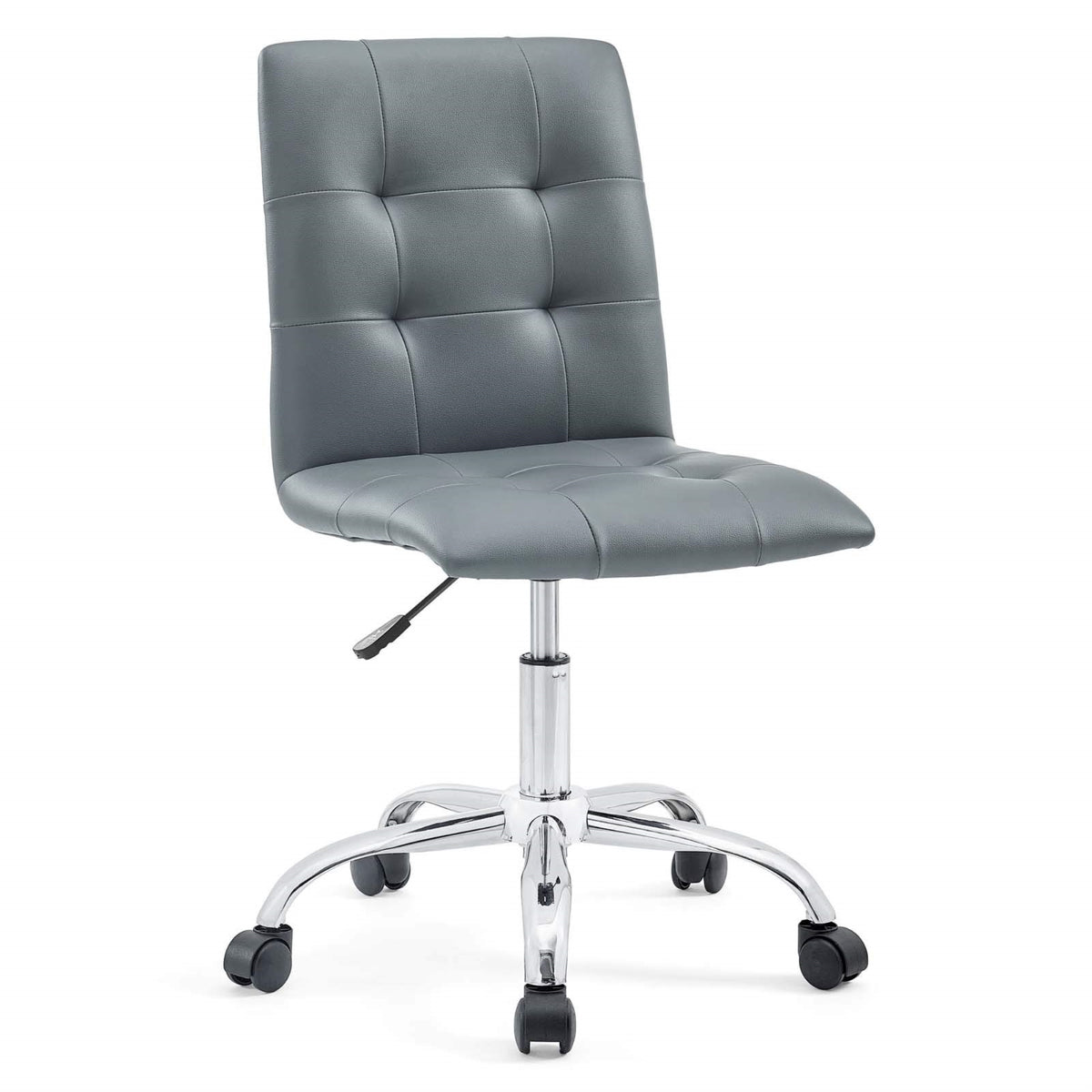 Yardlio 'Prim Armless Office Chair: Elegant, Modern Design With Adjustable Height & Swivel