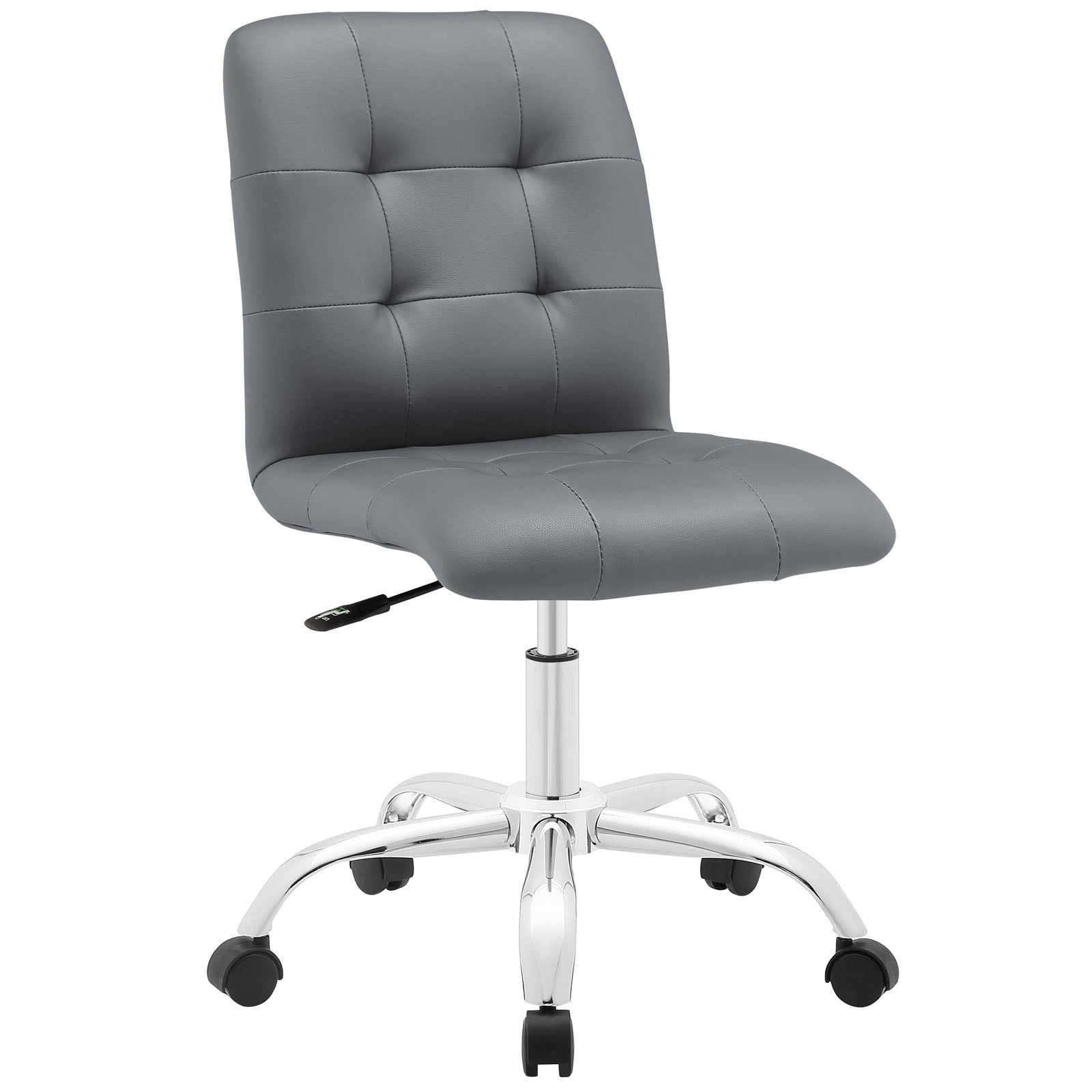 Casafoyer Elegant And Modern Prim Armless Office Chair With Adjustable Height And Swivel