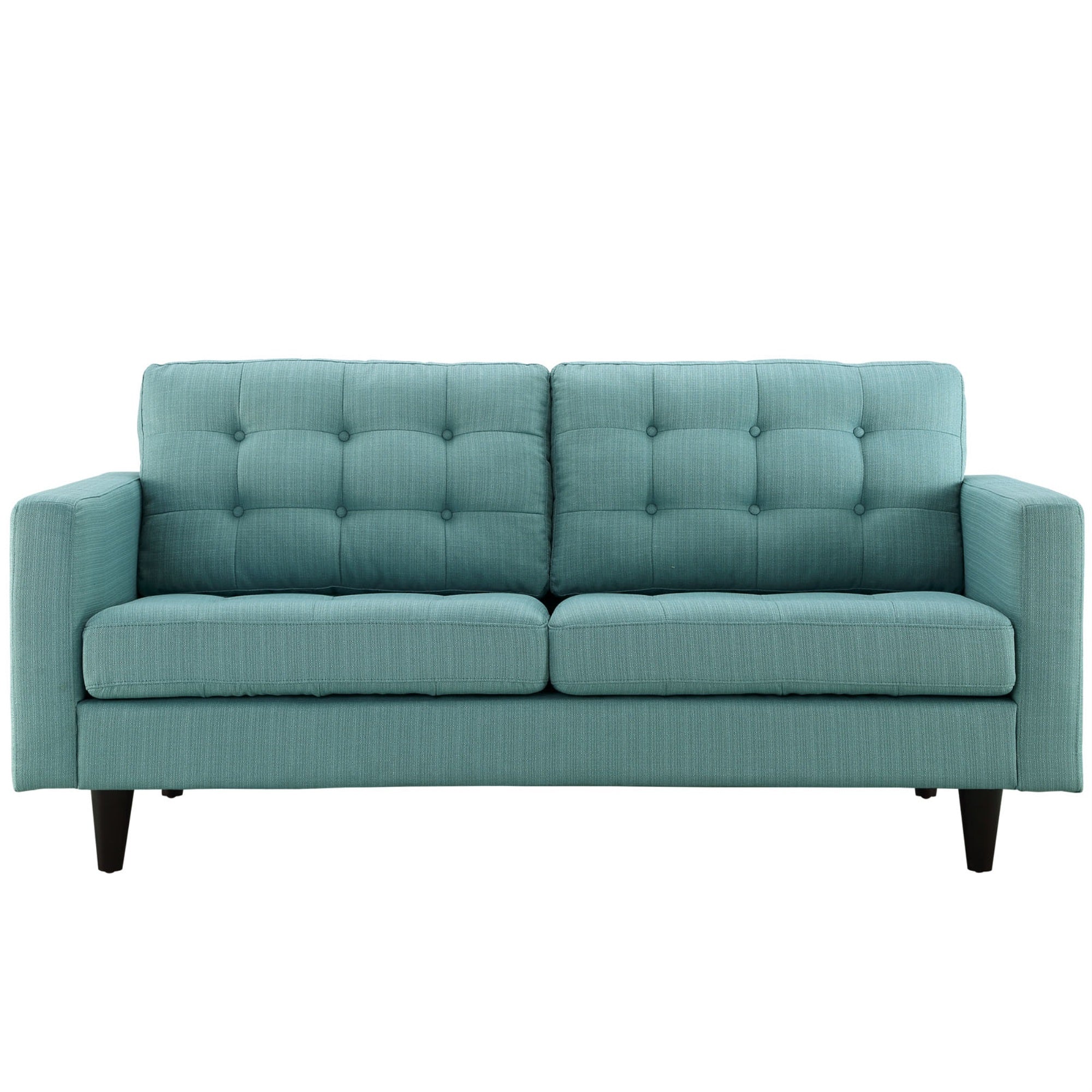 Empress Holistic Furniture: Tufted Buttons, Luxurious Cushions, Regal Armrests. Sturdy Legs With Floor Protection. Lavishly Gratifying Upholstery. Includes Loveseat.