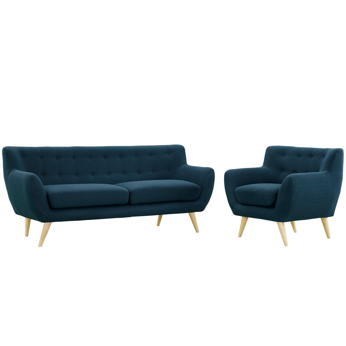 Remark 2 Piece Living Room Set - Azure