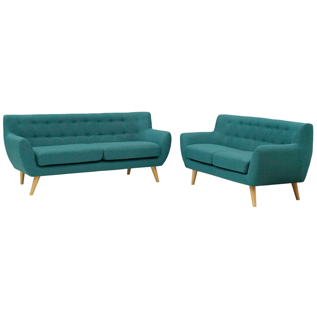 Remark 2 Piece Living Room Set - Teal