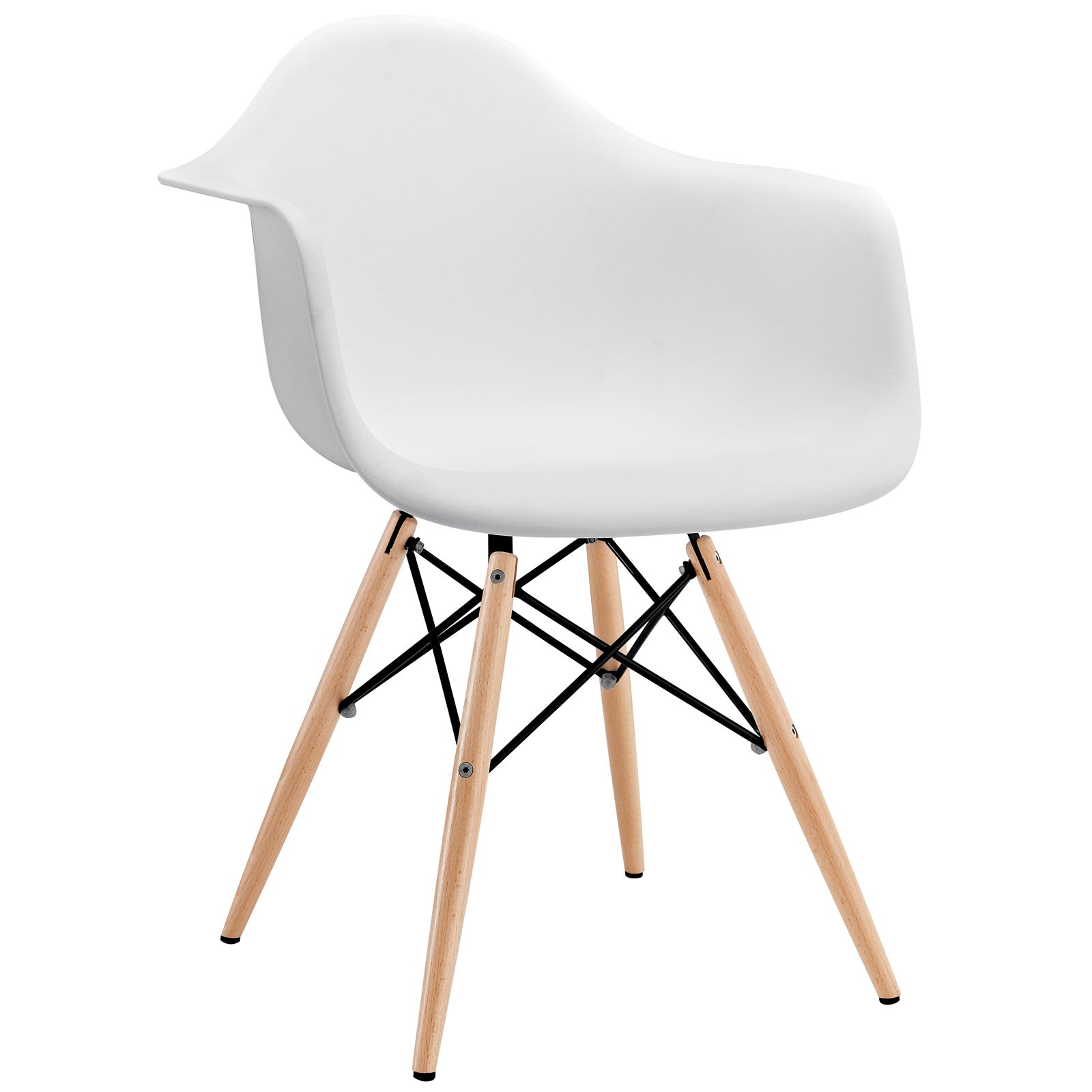 Pyramid Dining Armchair - White