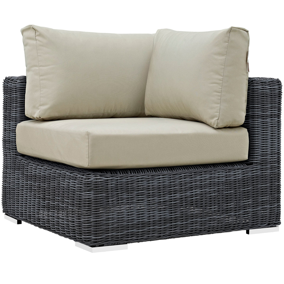 Summon Outdoor Patio Sunbrella Corner - Canvas Antique Beige