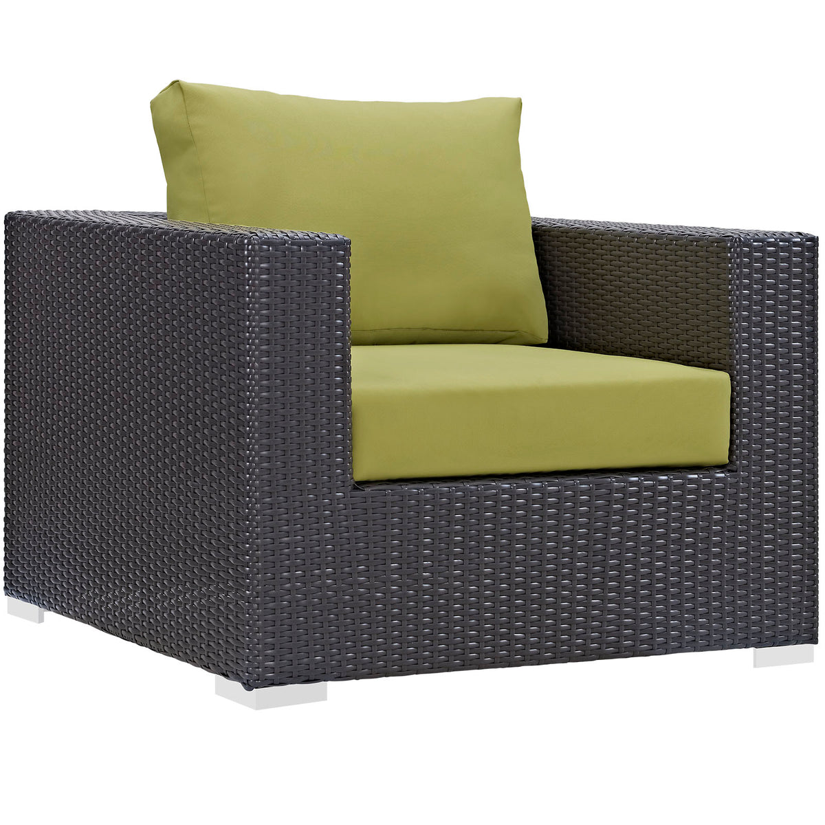 Convene Outdoor Patio Armchair - Espresso Peridot