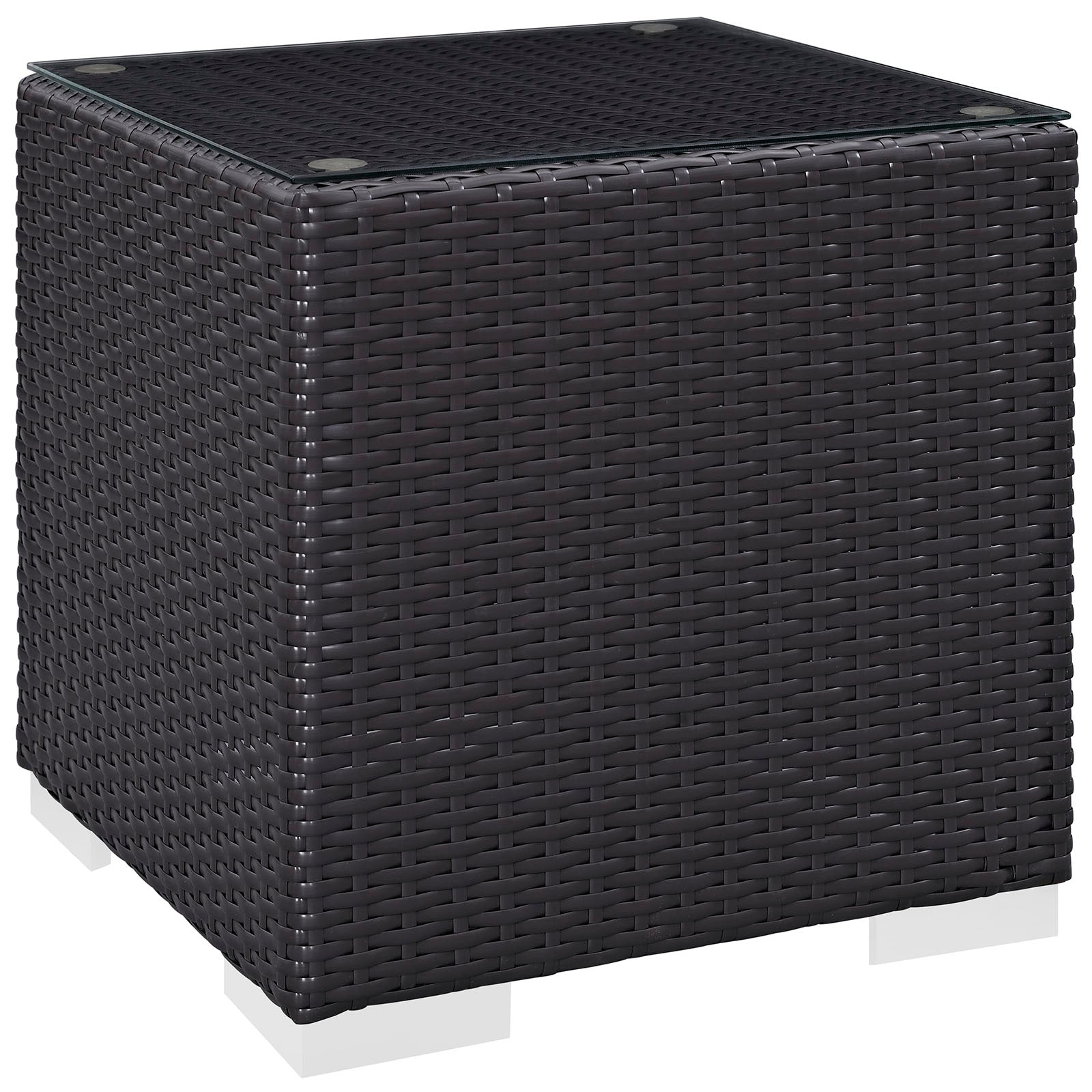 Convene Outdoor Patio Side Table - Espresso